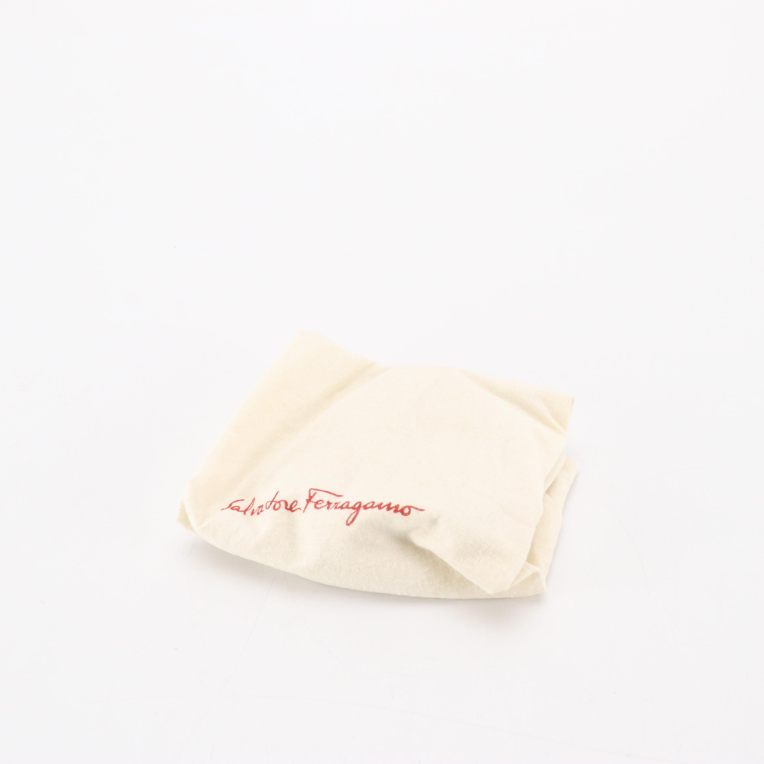 Salvatore Ferragamo Vara Bow Two-Way Bag in Black Leather