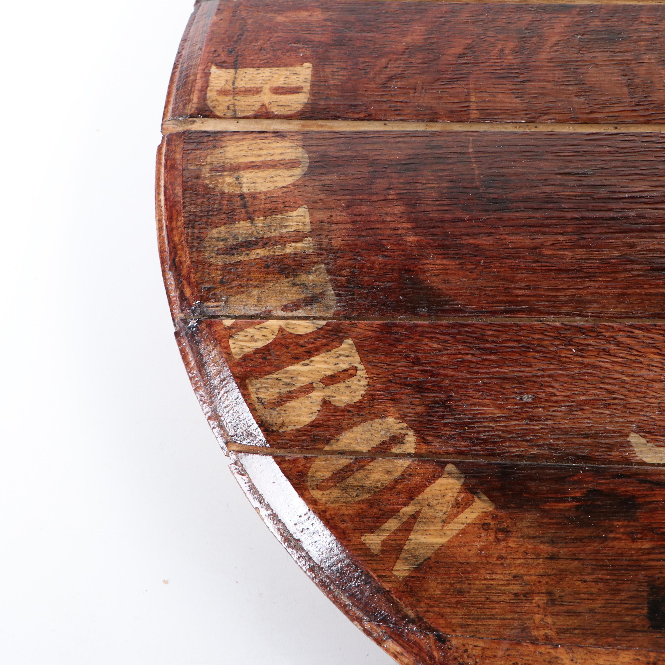 "Bourbon Breath" Wooden Lazy Susan