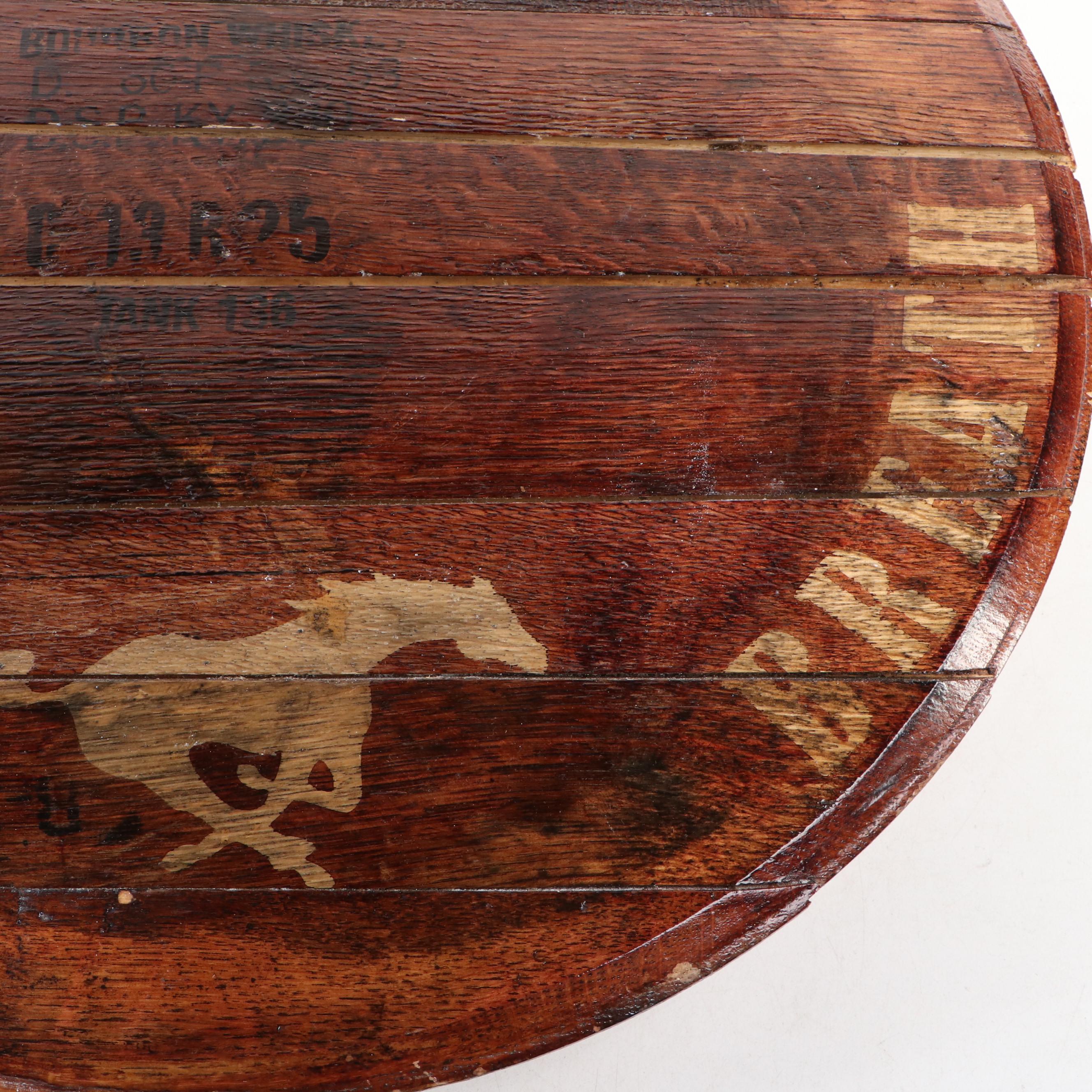 "Bourbon Breath" Wooden Lazy Susan