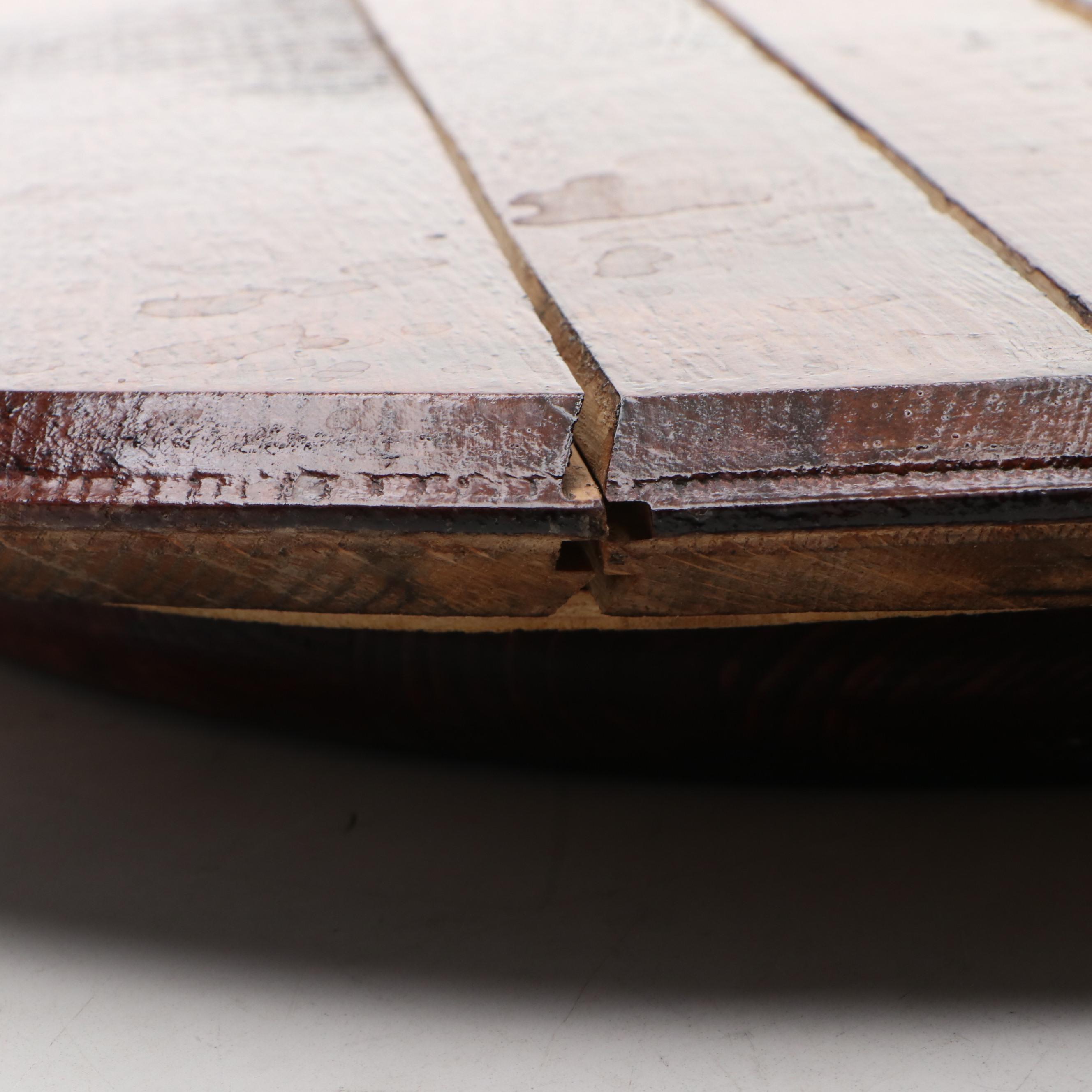 "Bourbon Breath" Wooden Lazy Susan