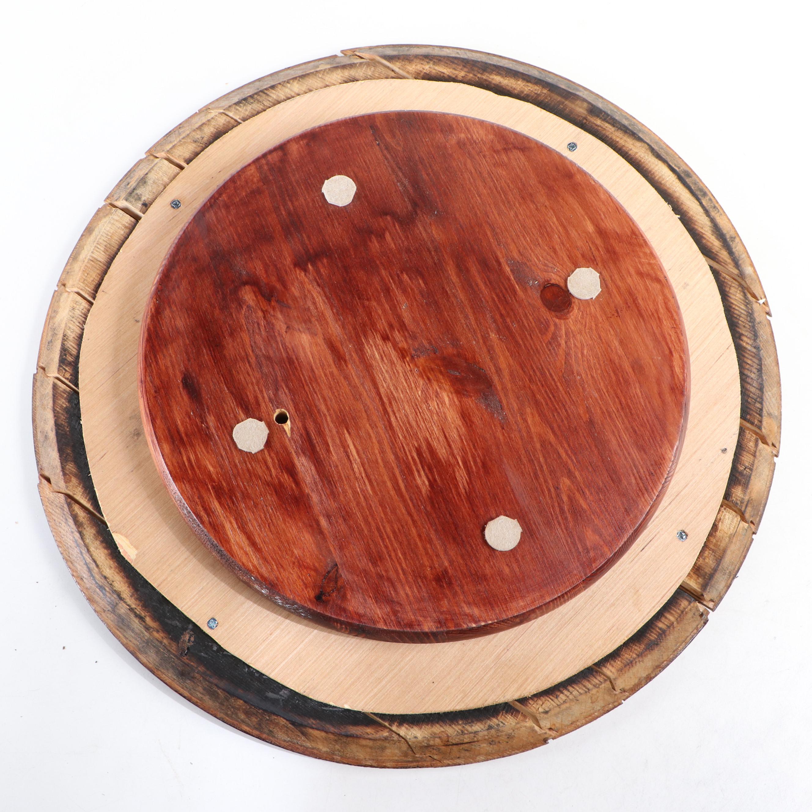 "Bourbon Breath" Wooden Lazy Susan