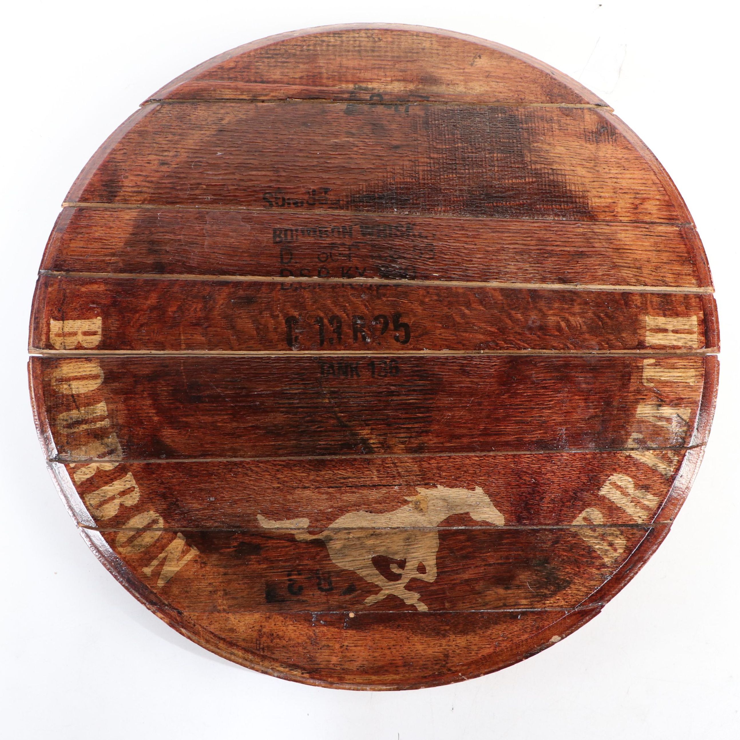 "Bourbon Breath" Wooden Lazy Susan