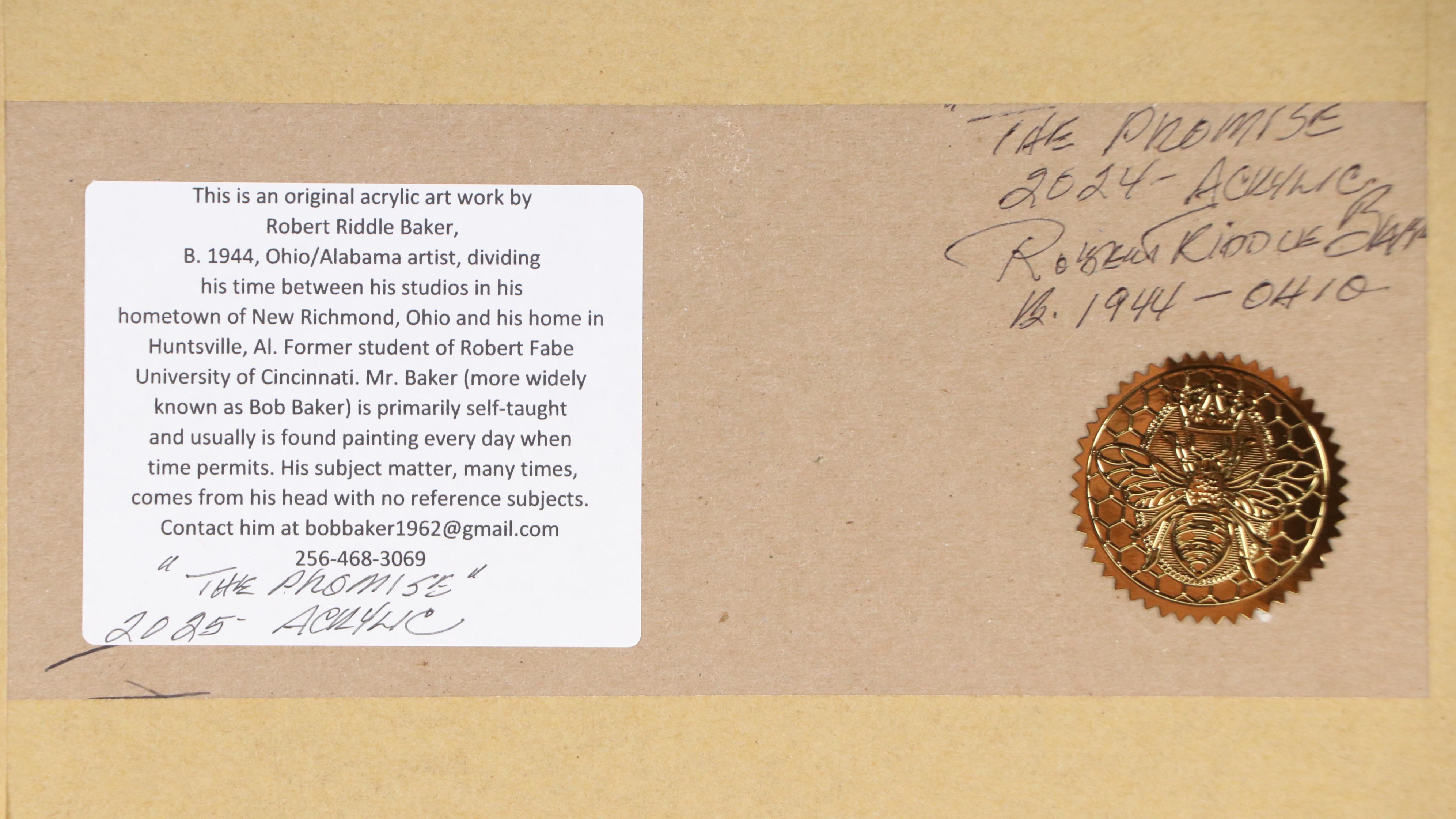 Robert Riddle Baker Landscape Acrylic Painting "The Promise," 2024