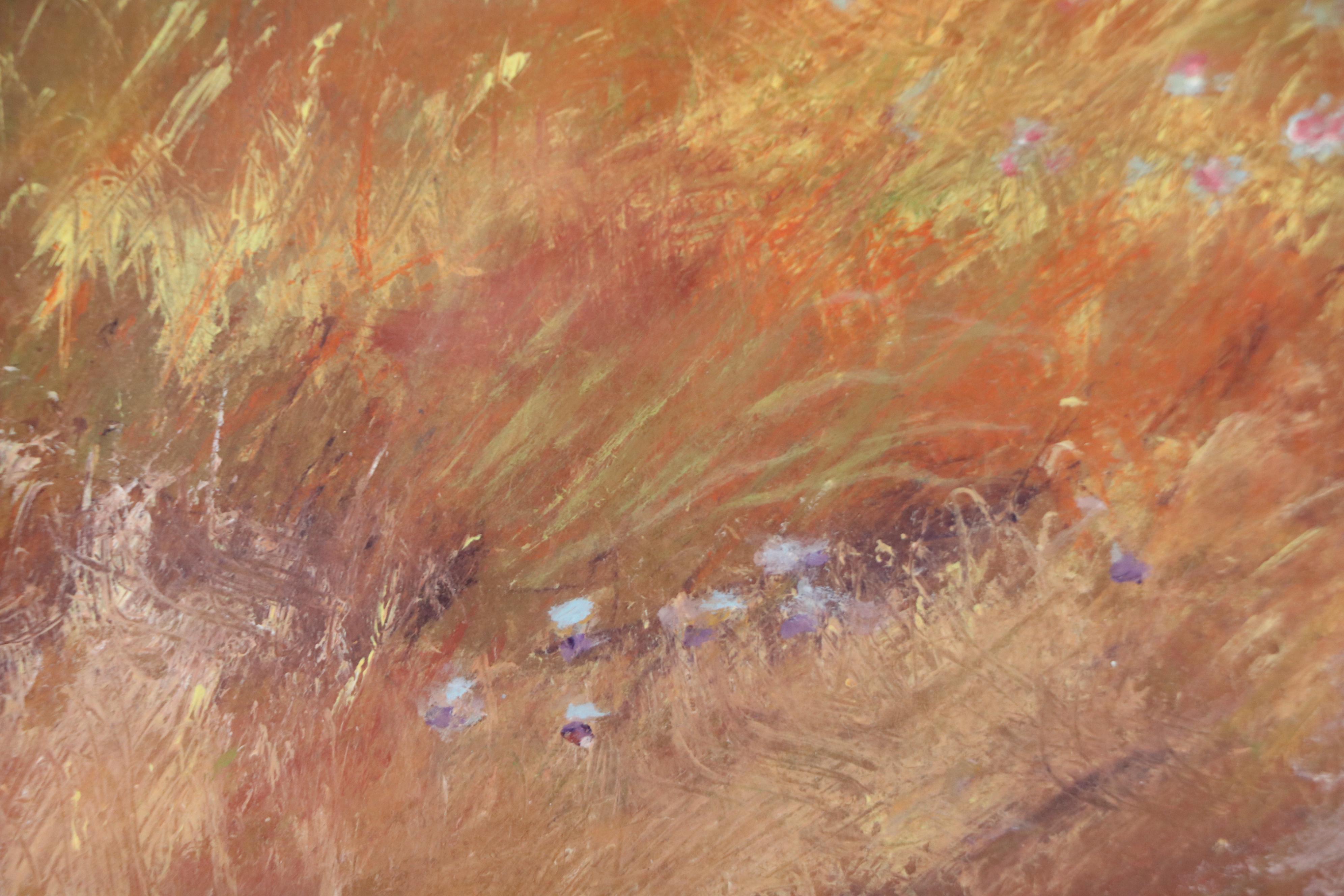 Robert Riddle Baker Landscape Acrylic Painting "Field Stones," 2025