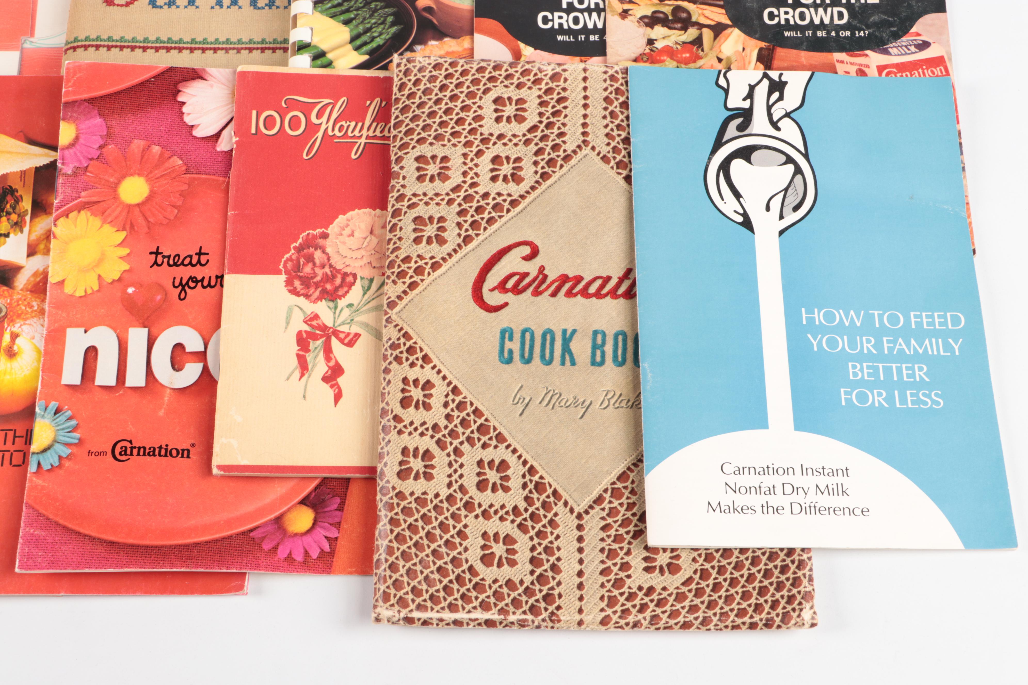 Carnation Milk Cookbooks, Bumper Stickers, and Other Memorablia