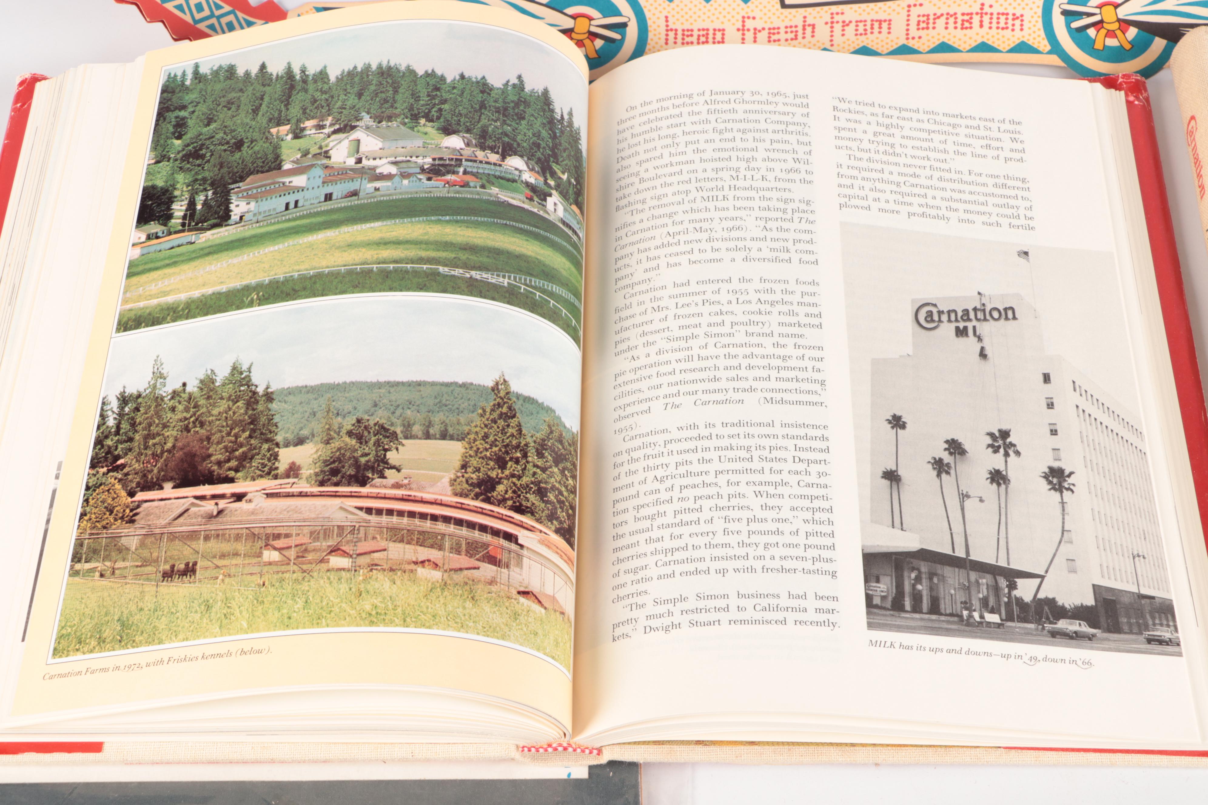 Carnation Milk Cookbooks, Bumper Stickers, and Other Memorablia