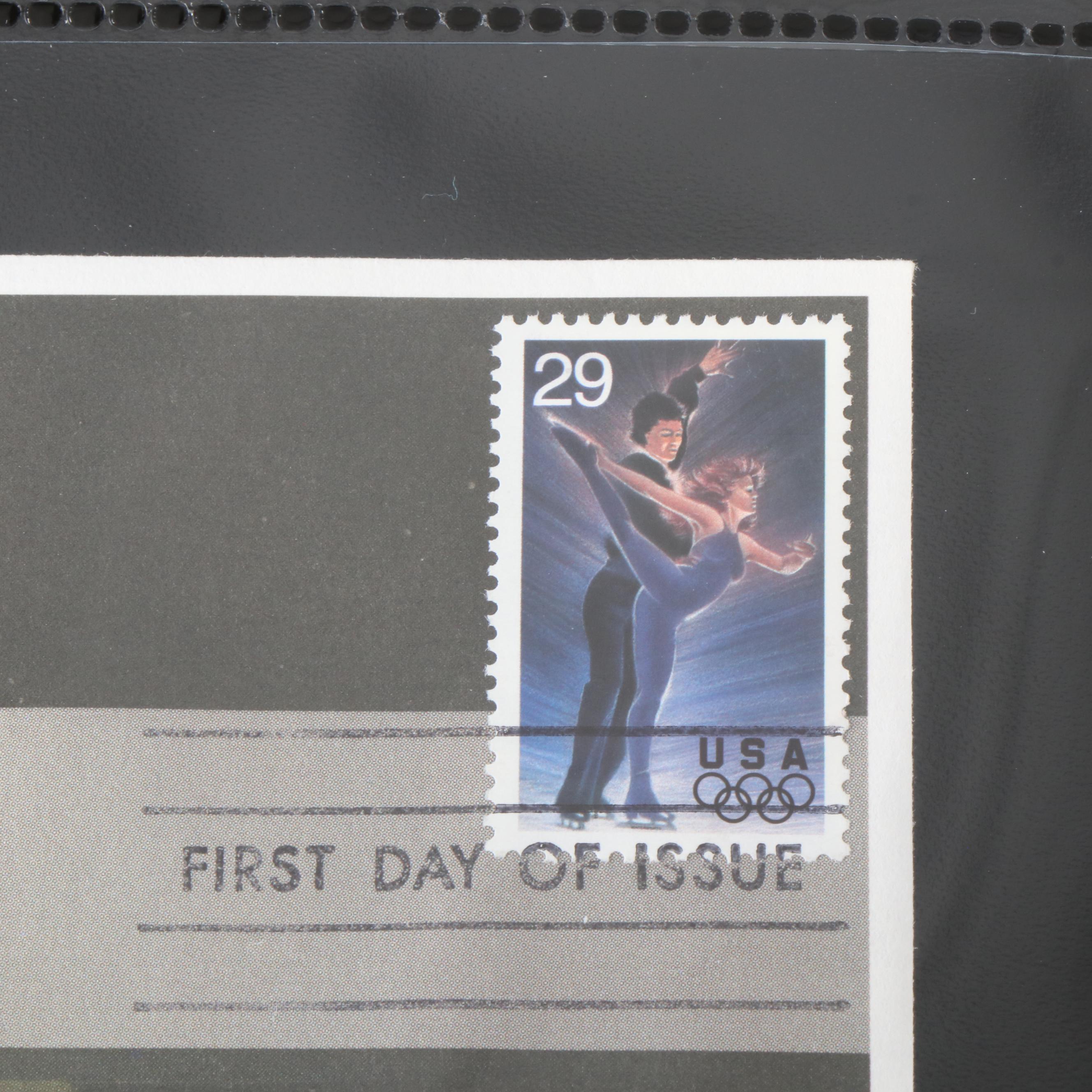 Eleven Albums of U.S. First Day Covers, Unaddressed, Various Subjects
