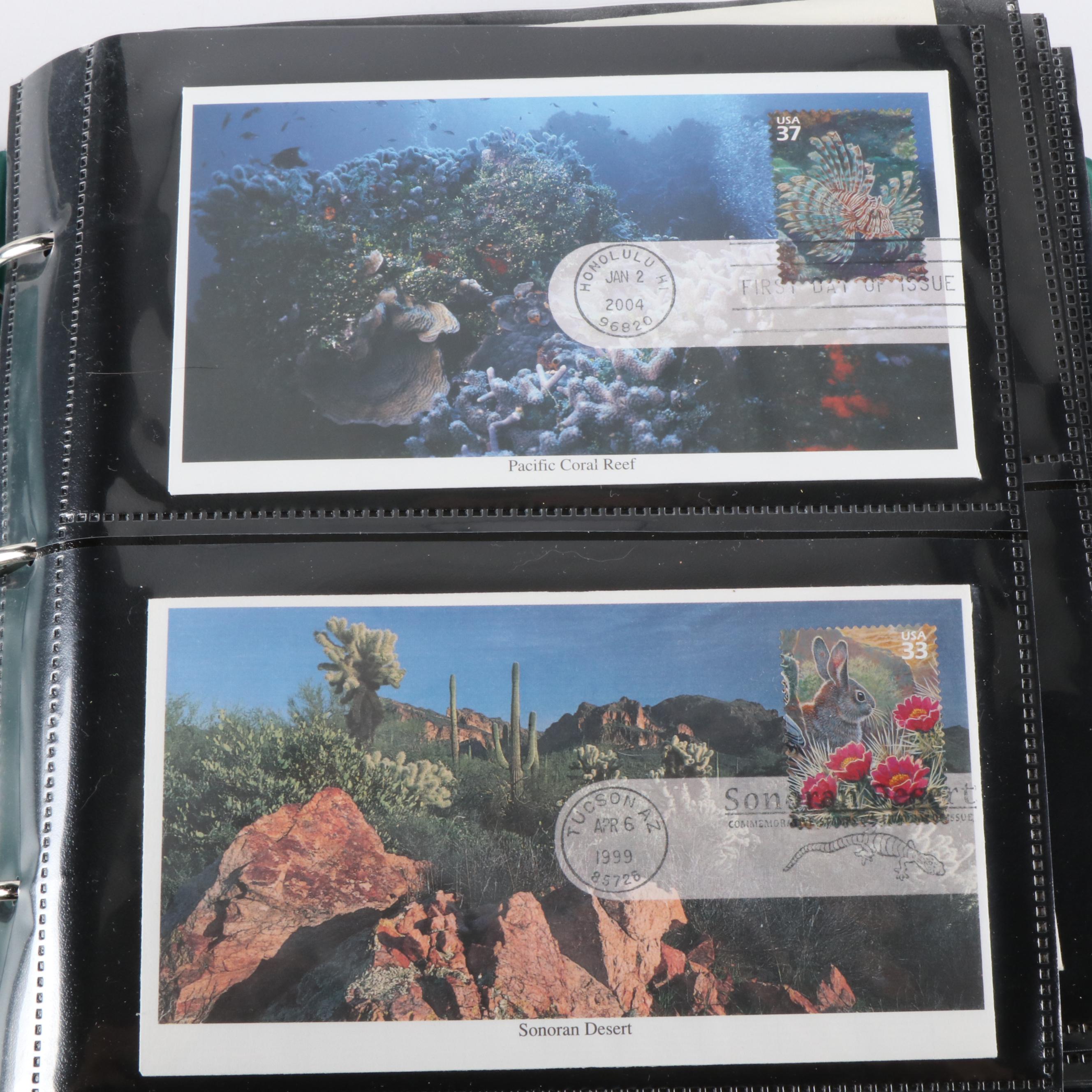 Eleven Albums of U.S. First Day Covers, Unaddressed, Various Subjects