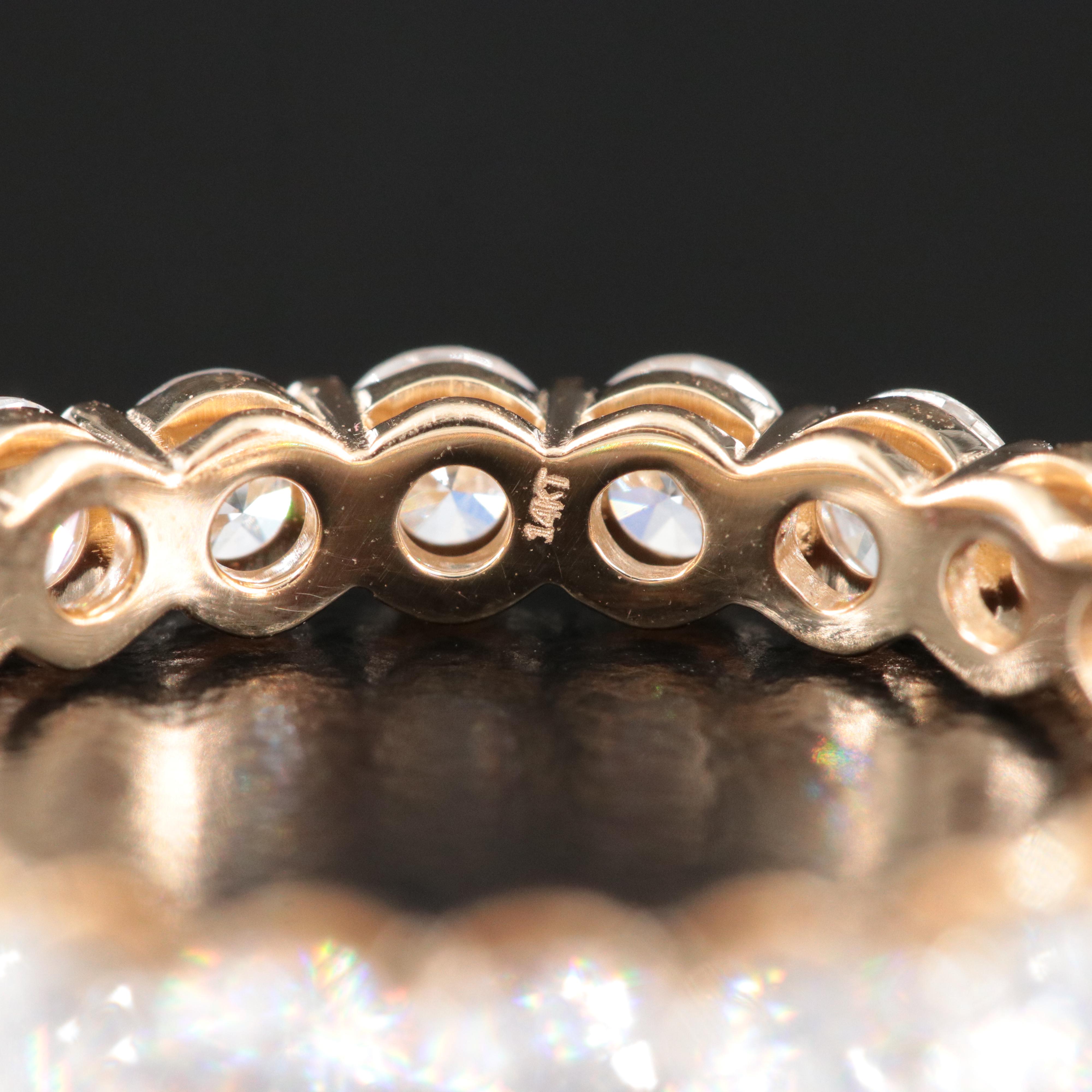 14K 2.23 CTW Lab Grown Diamond Eternity Band