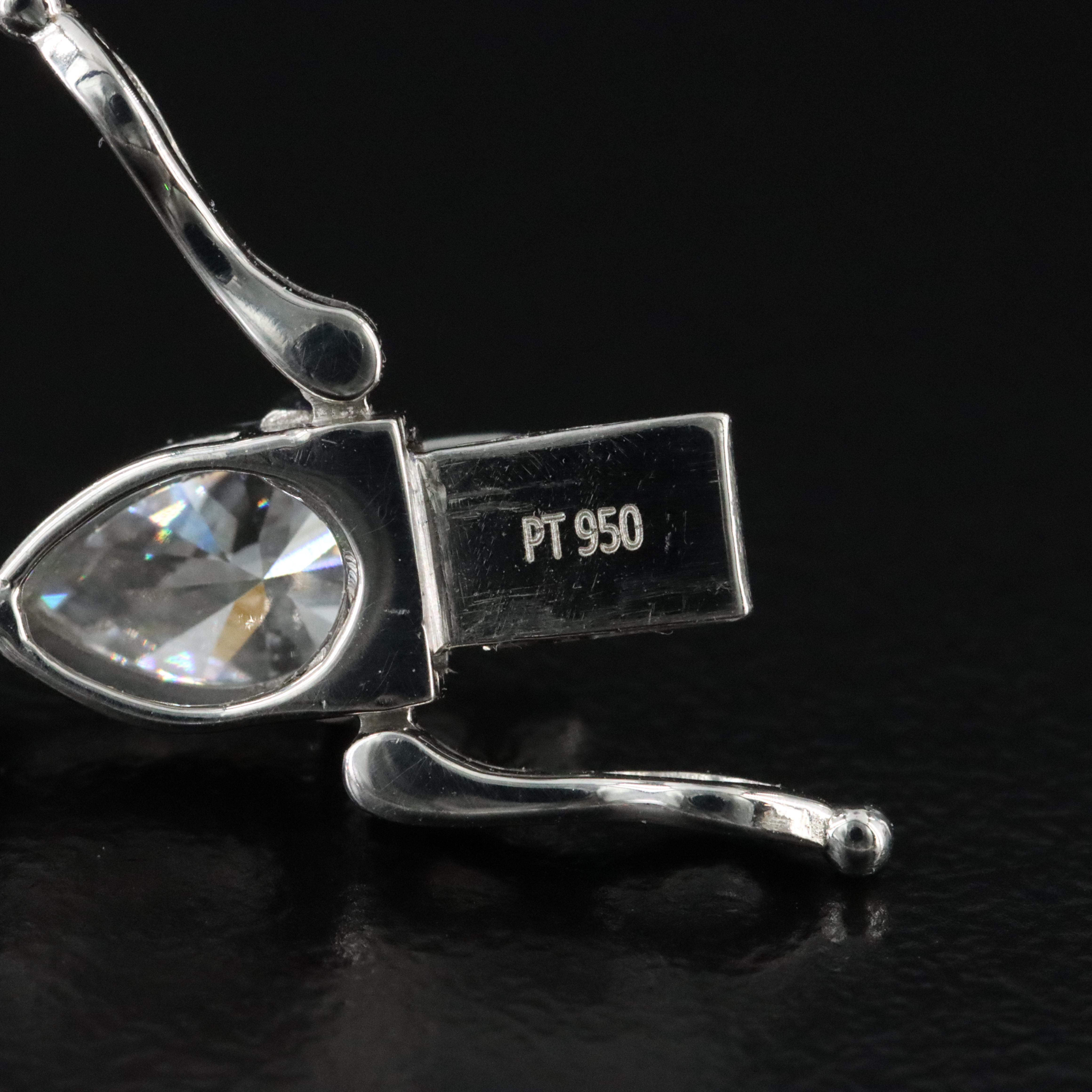 Platinum 17.62 CTW Lab Grown Diamond Bracelet