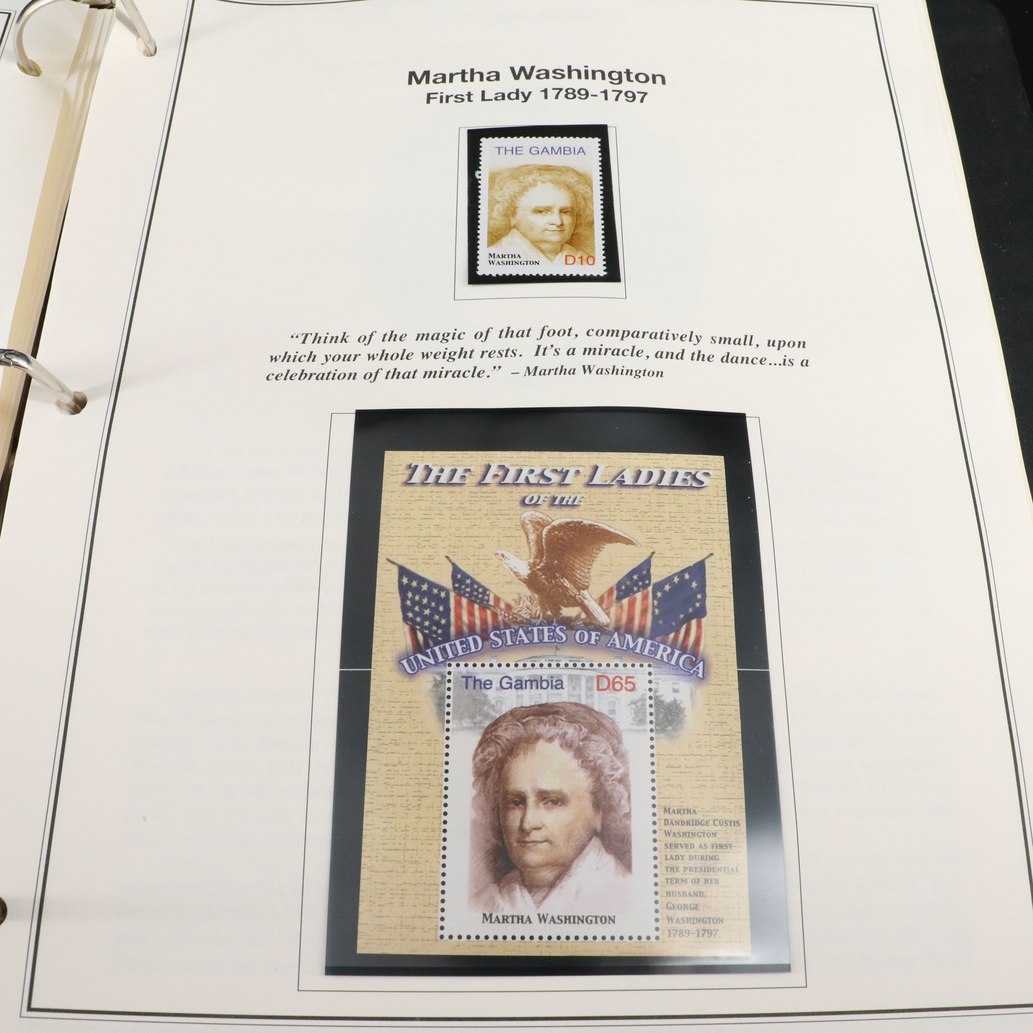 46 First Ladies and Vice Presidents Colorized One Dollar Coins and Stamps