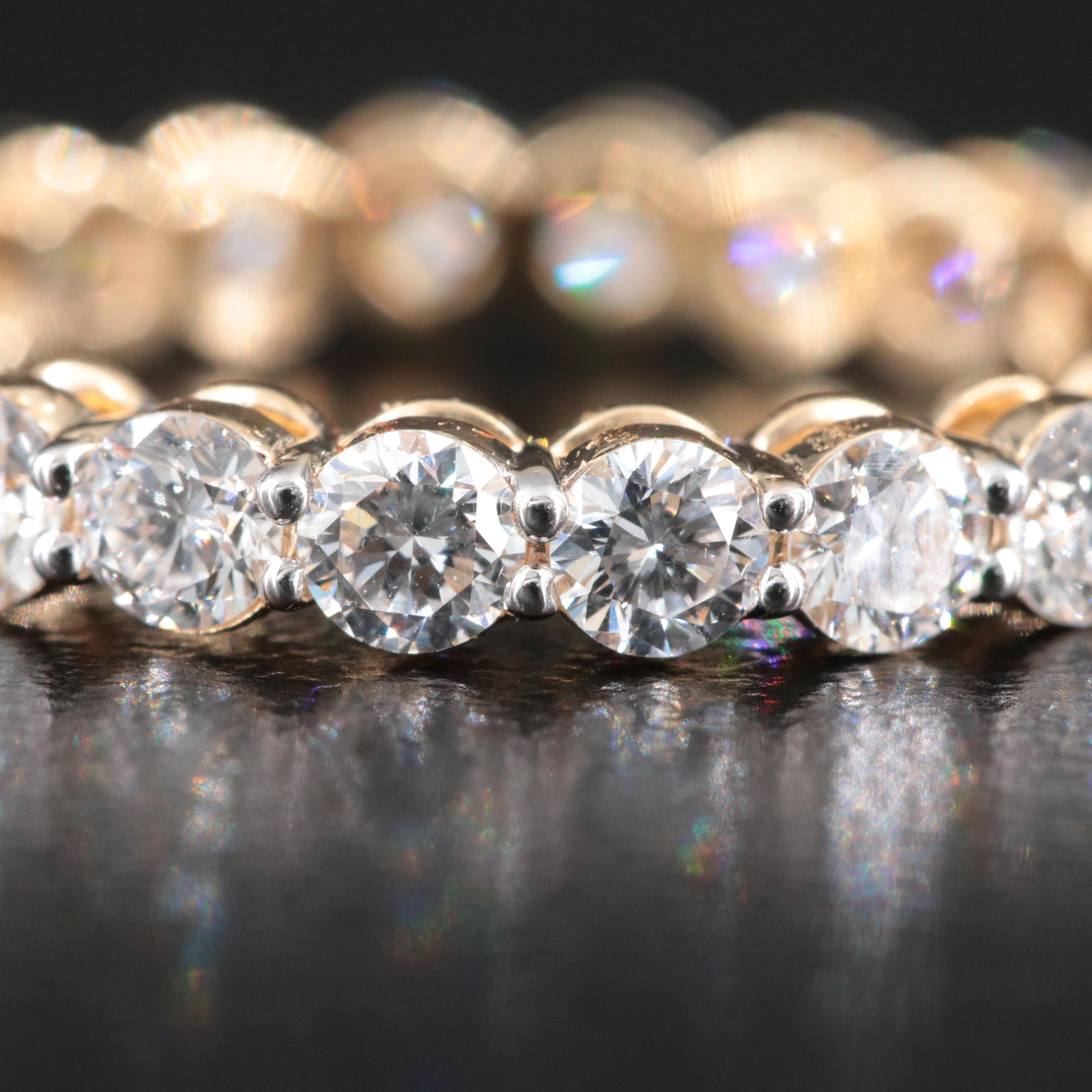 14K 2.19 CTW Lab Grown Diamond Eternity Band