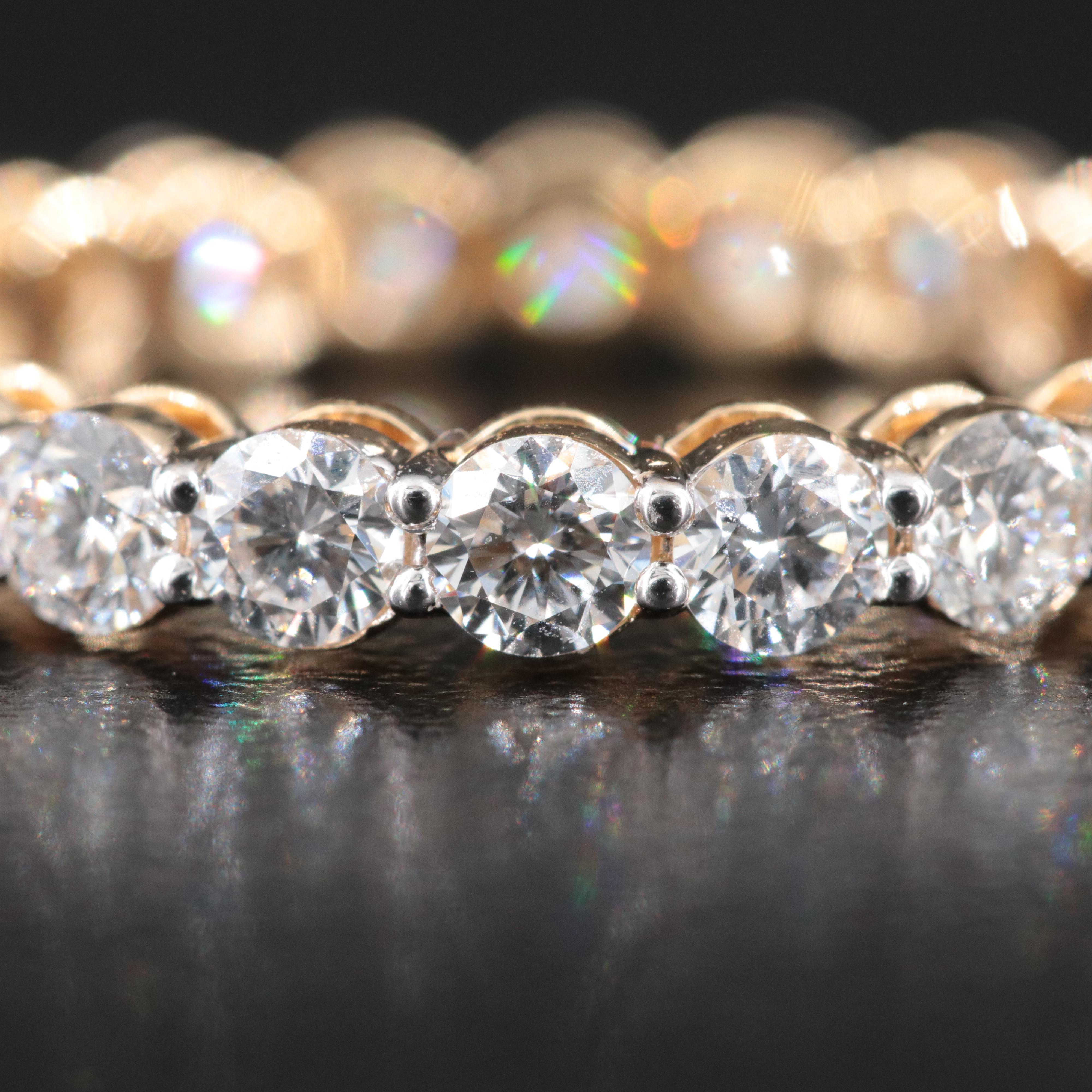 14K 2.19 CTW Lab Grown Diamond Eternity Band