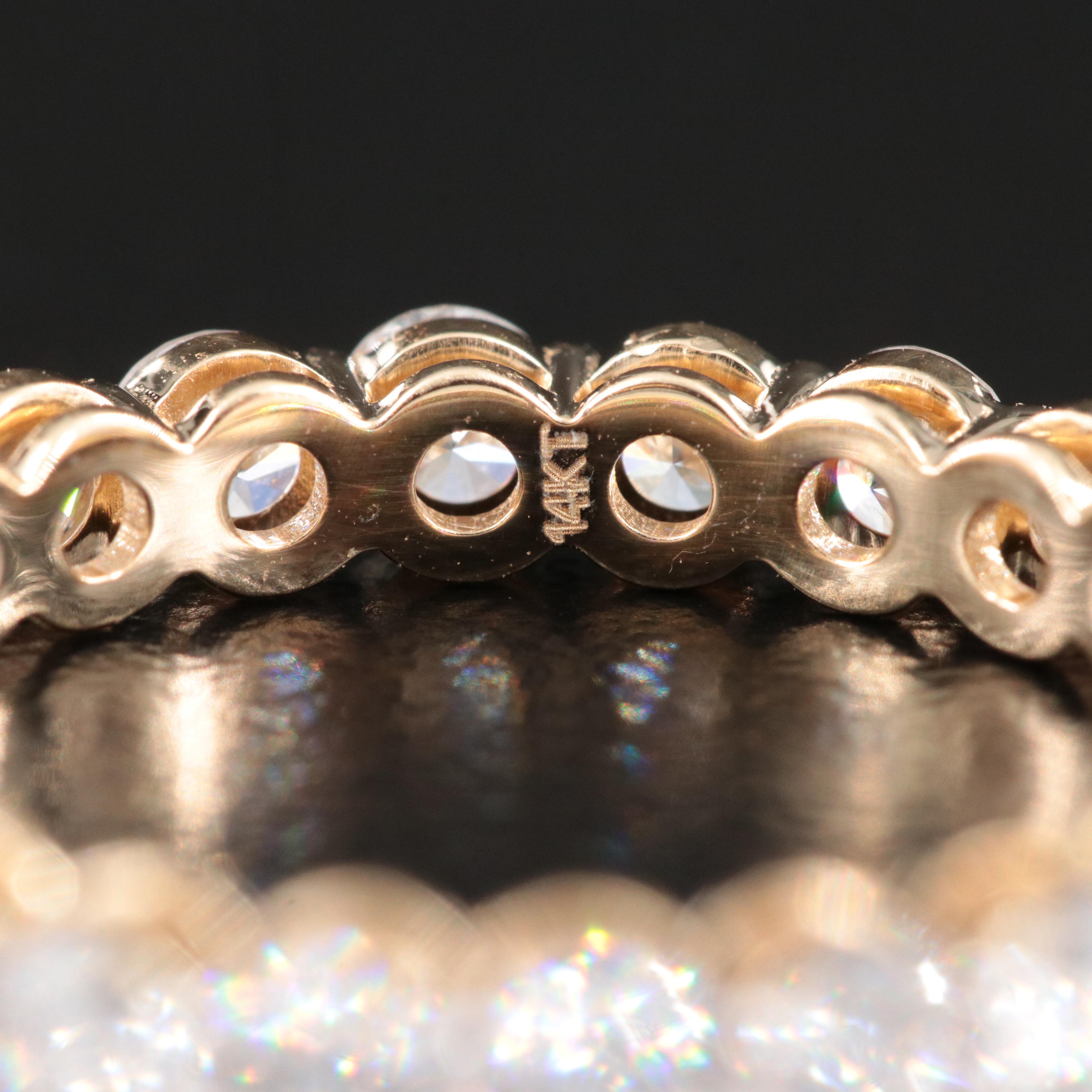 14K 2.19 CTW Lab Grown Diamond Eternity Band