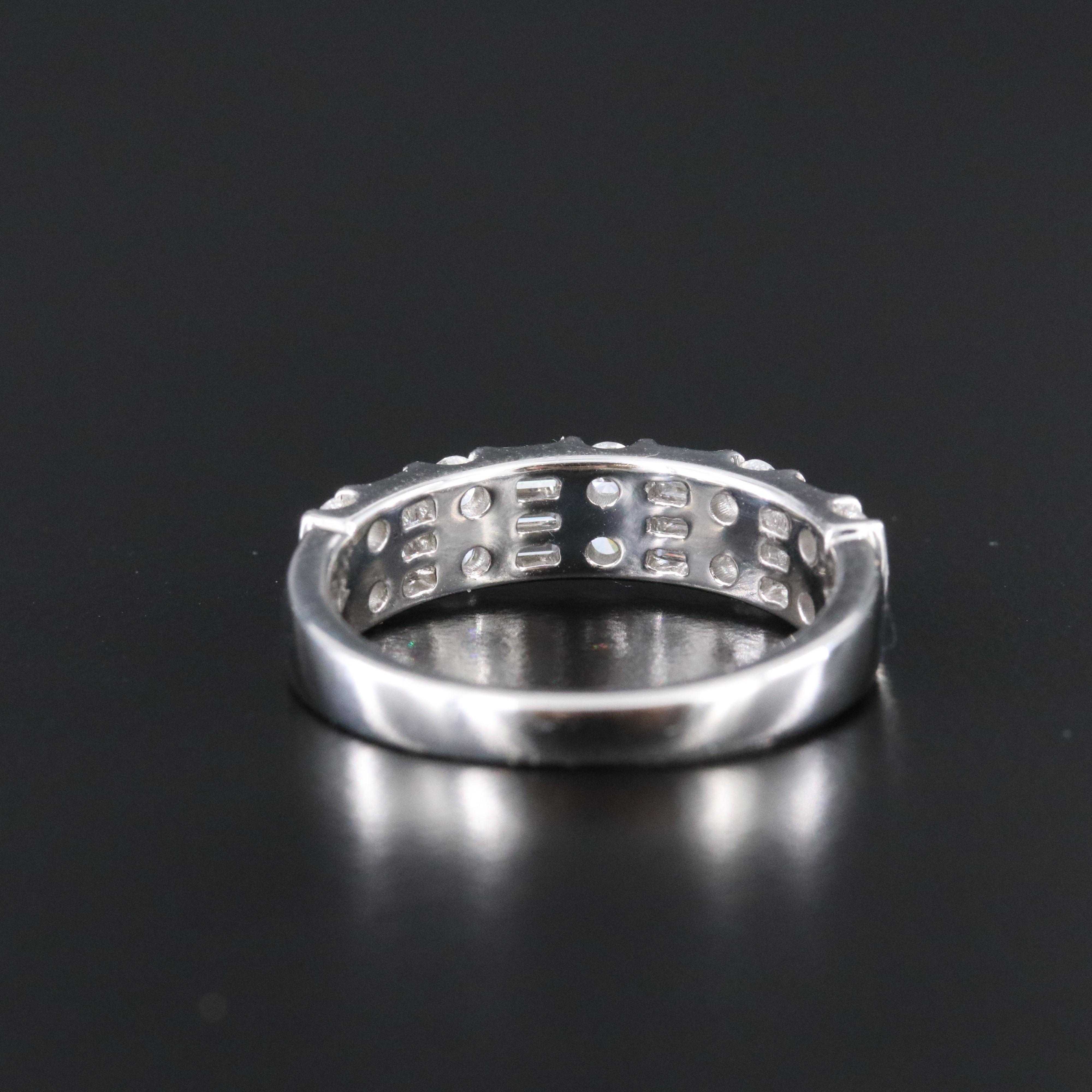 Platinum 0.76 CTW Diamond Ring