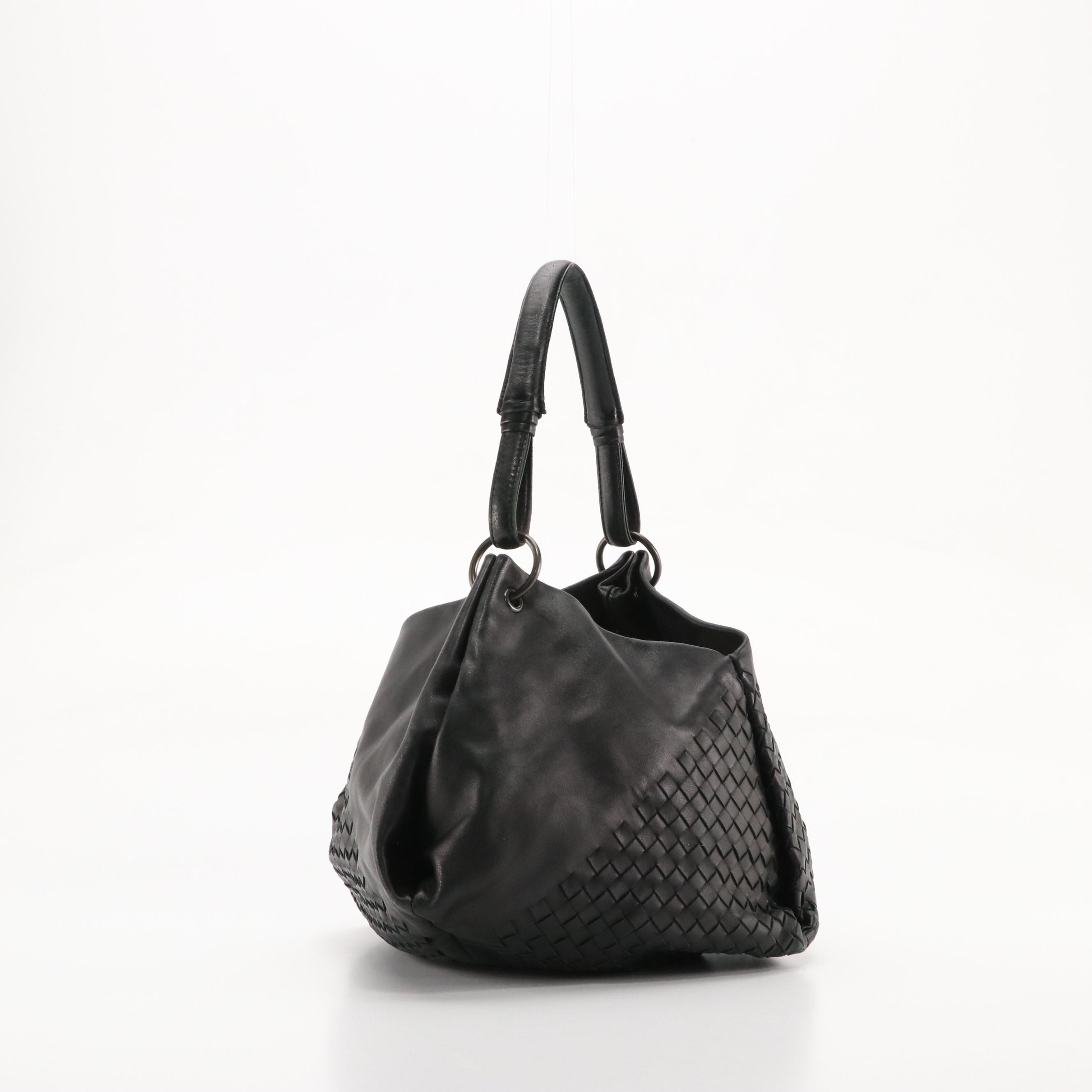 Bottega Veneta Intrecciato Lambskin Leather Hobo Bag
