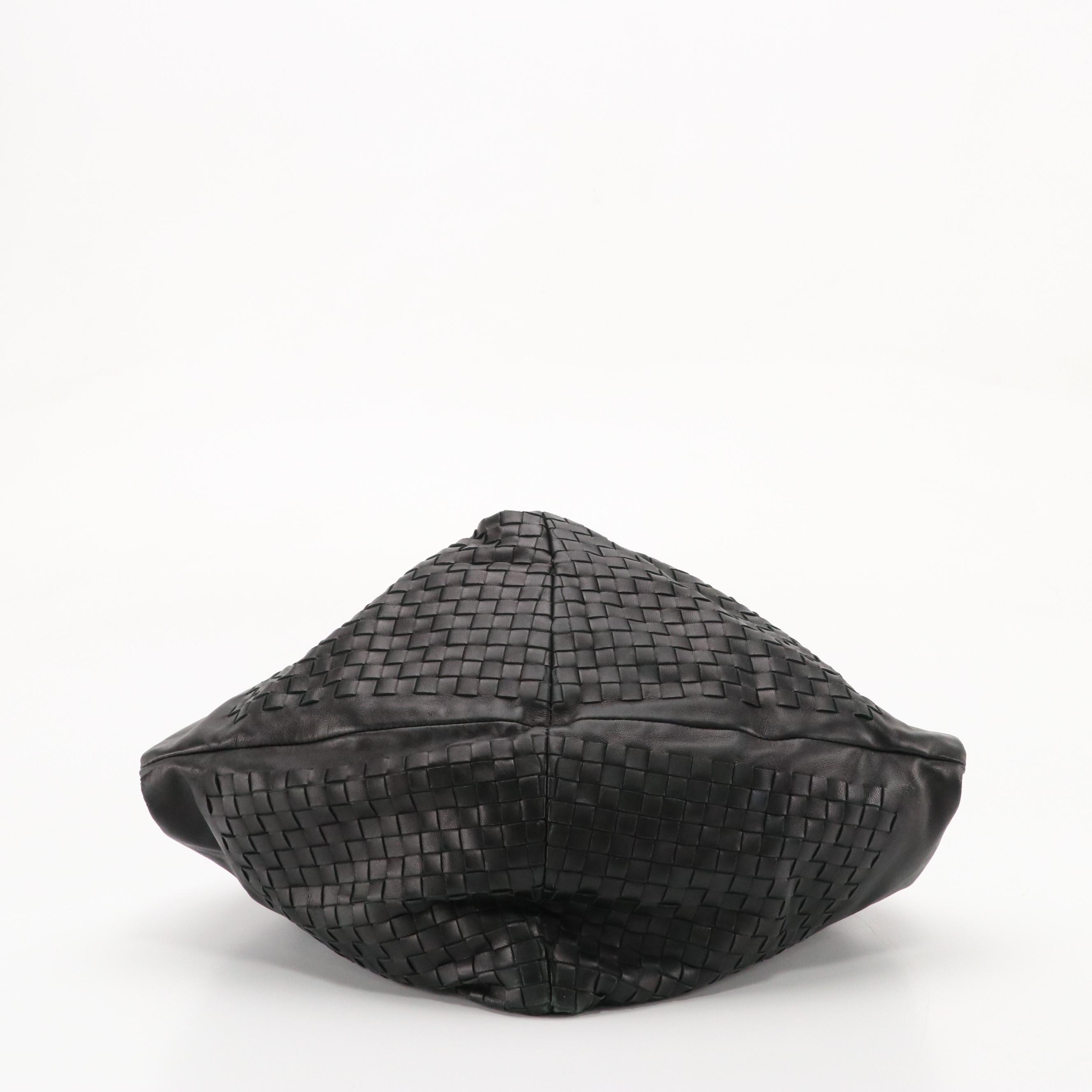 Bottega Veneta Intrecciato Lambskin Leather Hobo Bag