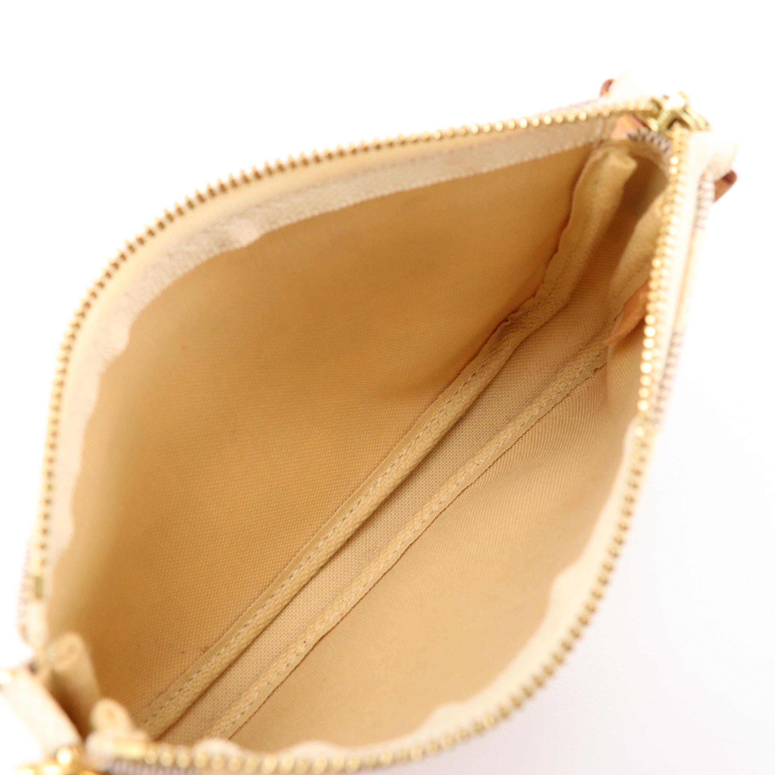 Louis Vuitton Mini Pochette Accessoires in Damier Azur Canvas