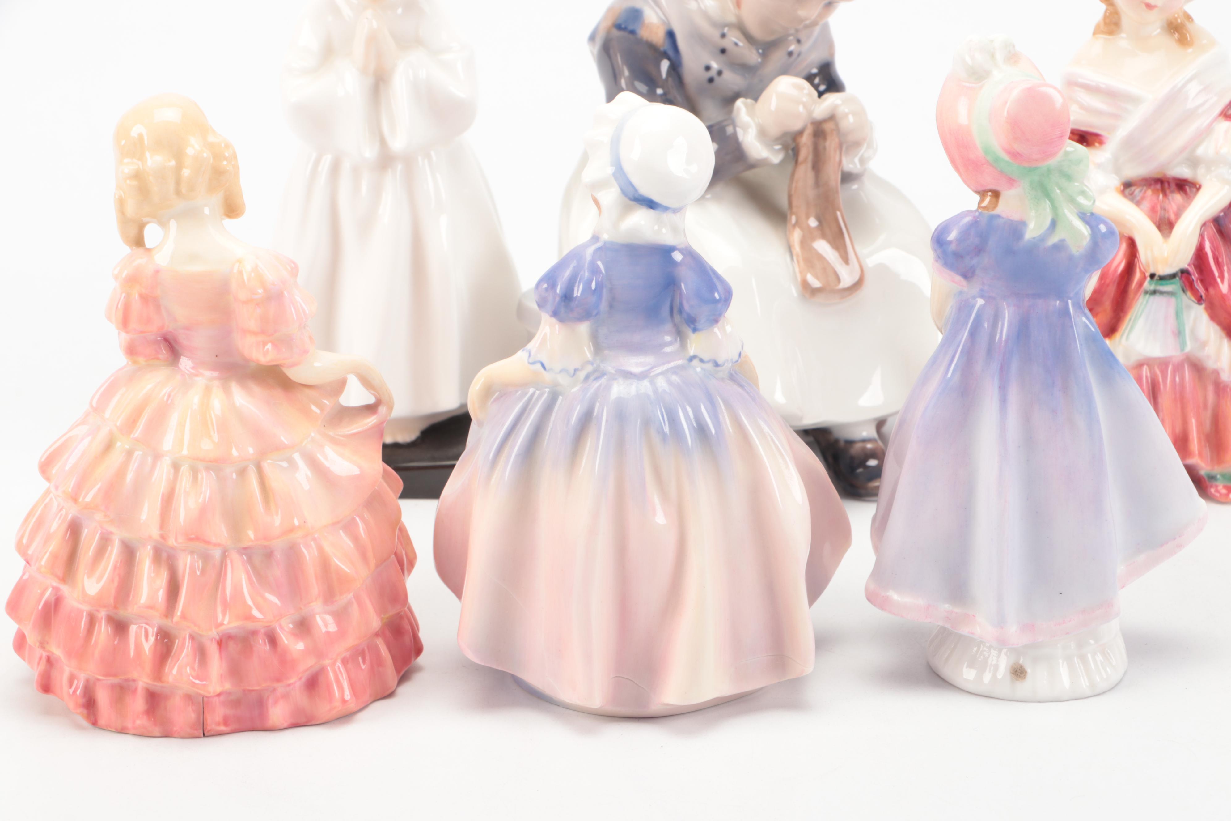 Royal Doulton "Bedtime," "Rose," "Peggy," and More Porcelain Figurines