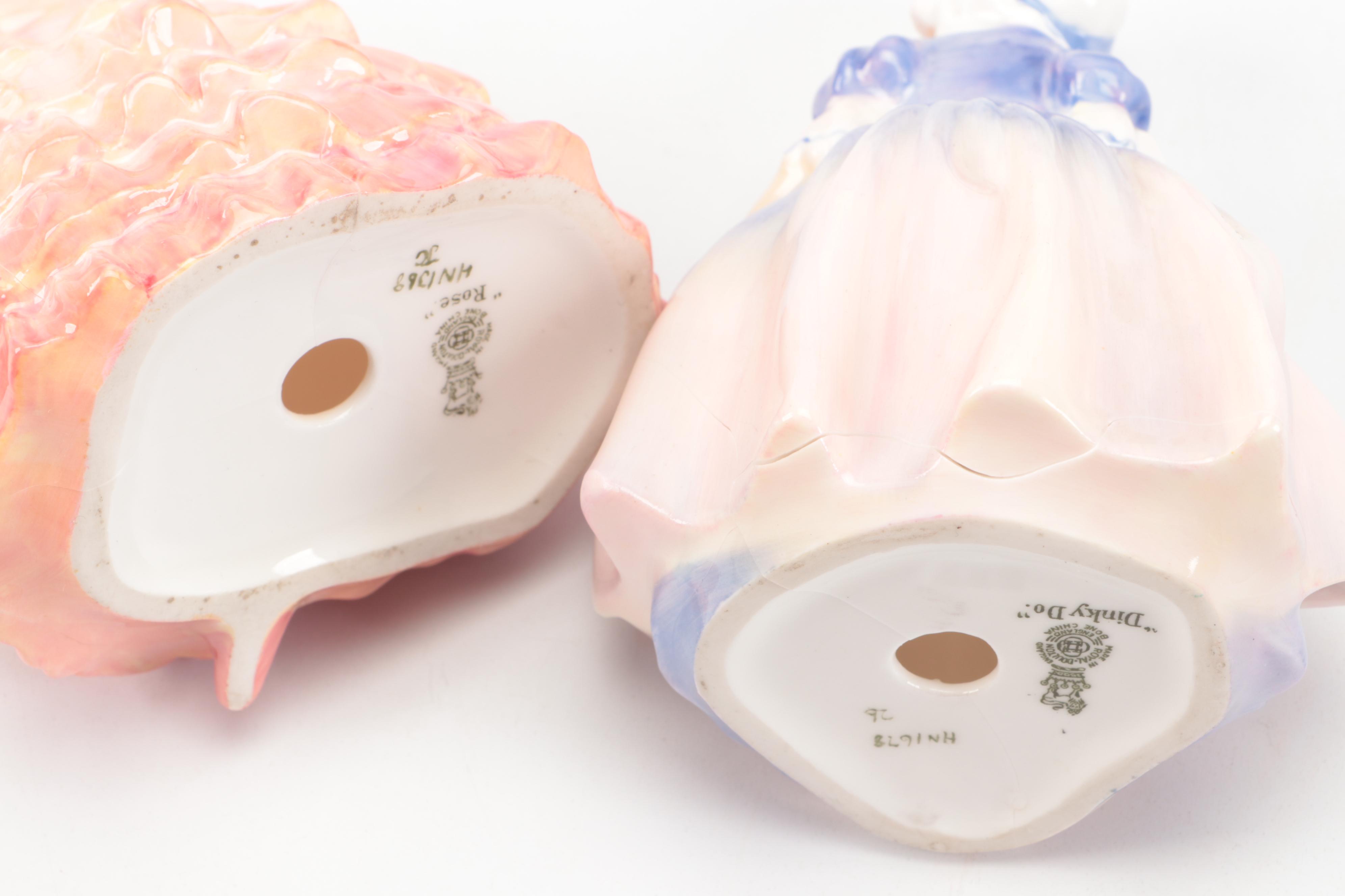 Royal Doulton "Bedtime," "Rose," "Peggy," and More Porcelain Figurines