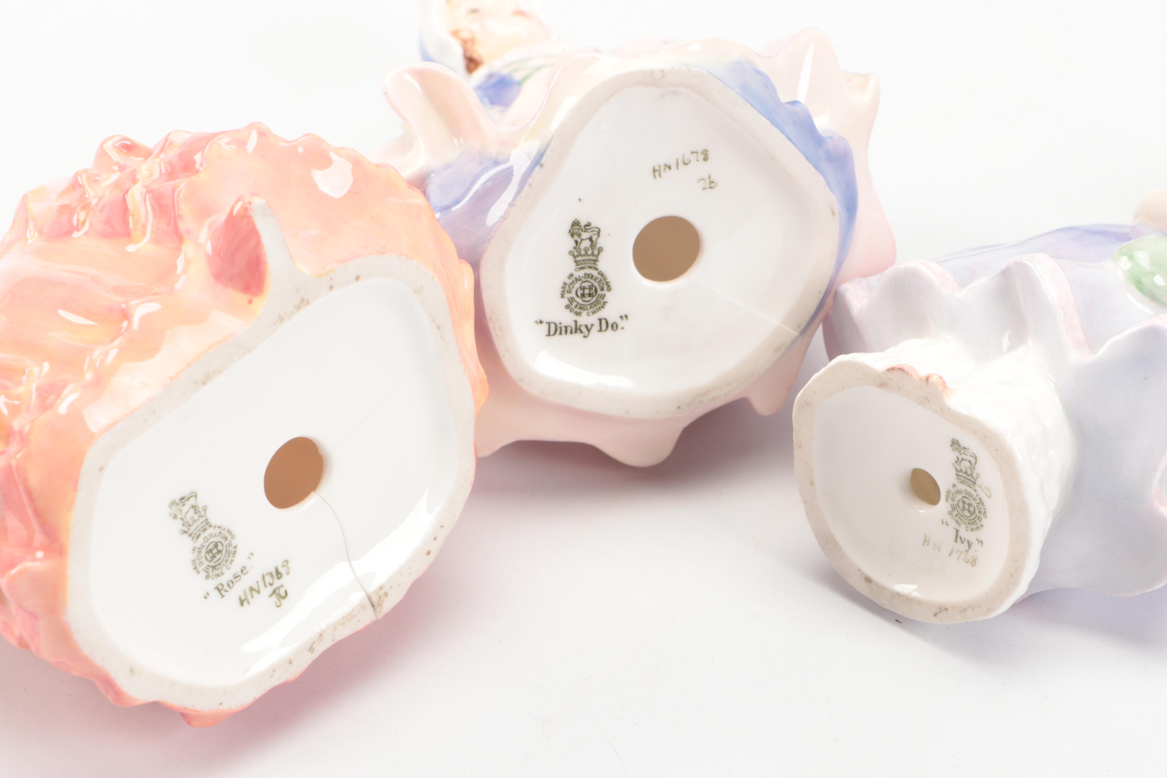 Royal Doulton "Bedtime," "Rose," "Peggy," and More Porcelain Figurines