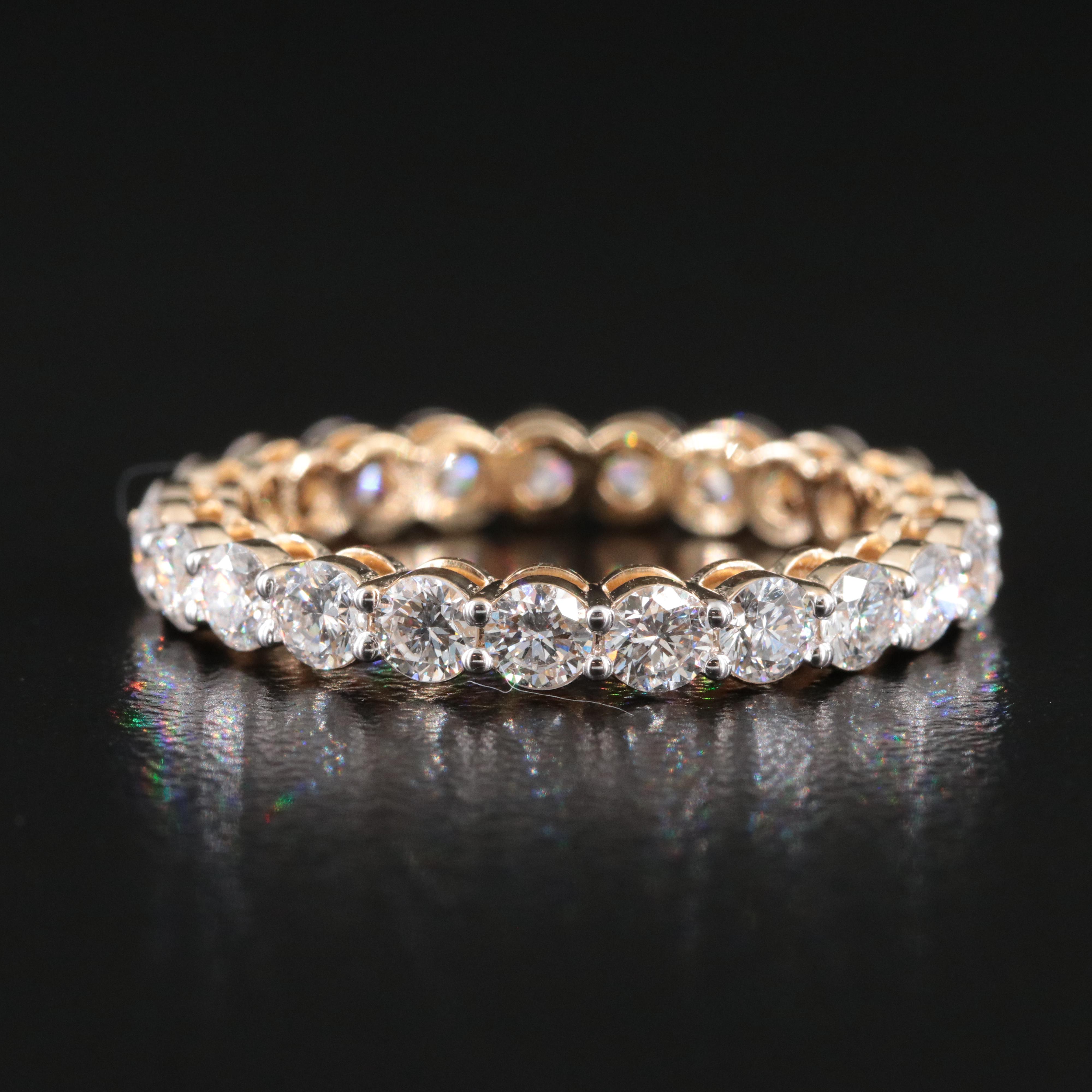 14K 2.19 CTW Lab Grown Diamond Eternity Band