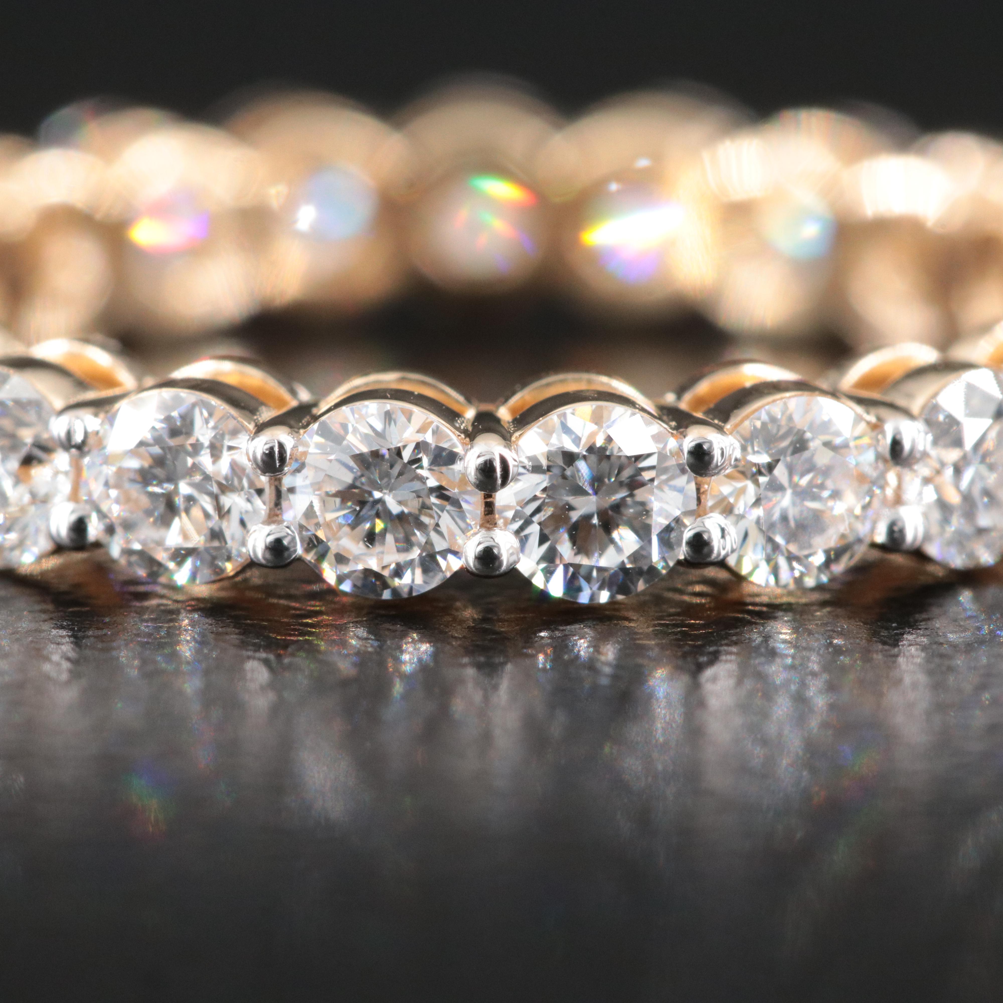 14K 2.19 CTW Lab Grown Diamond Eternity Band