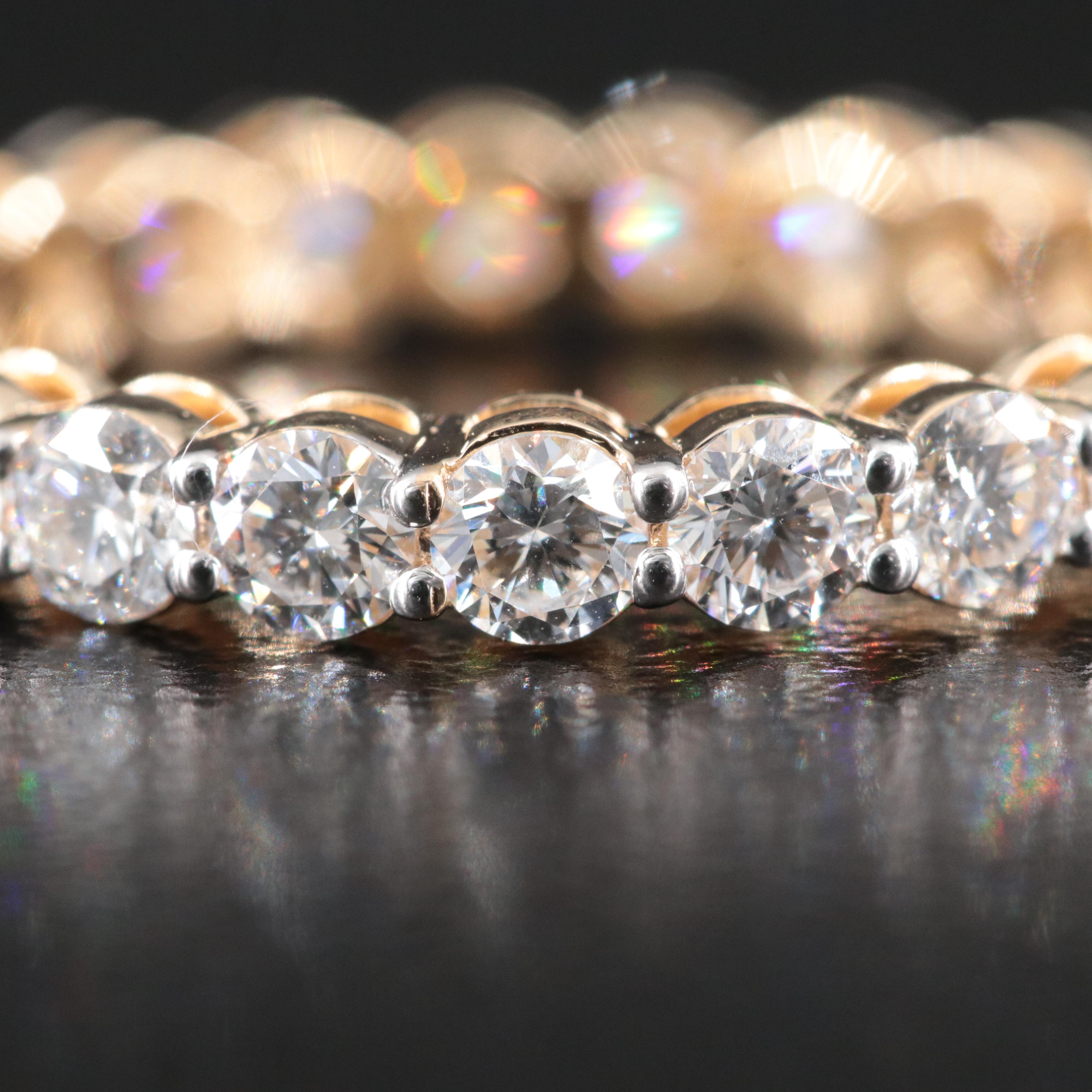14K 2.19 CTW Lab Grown Diamond Eternity Band