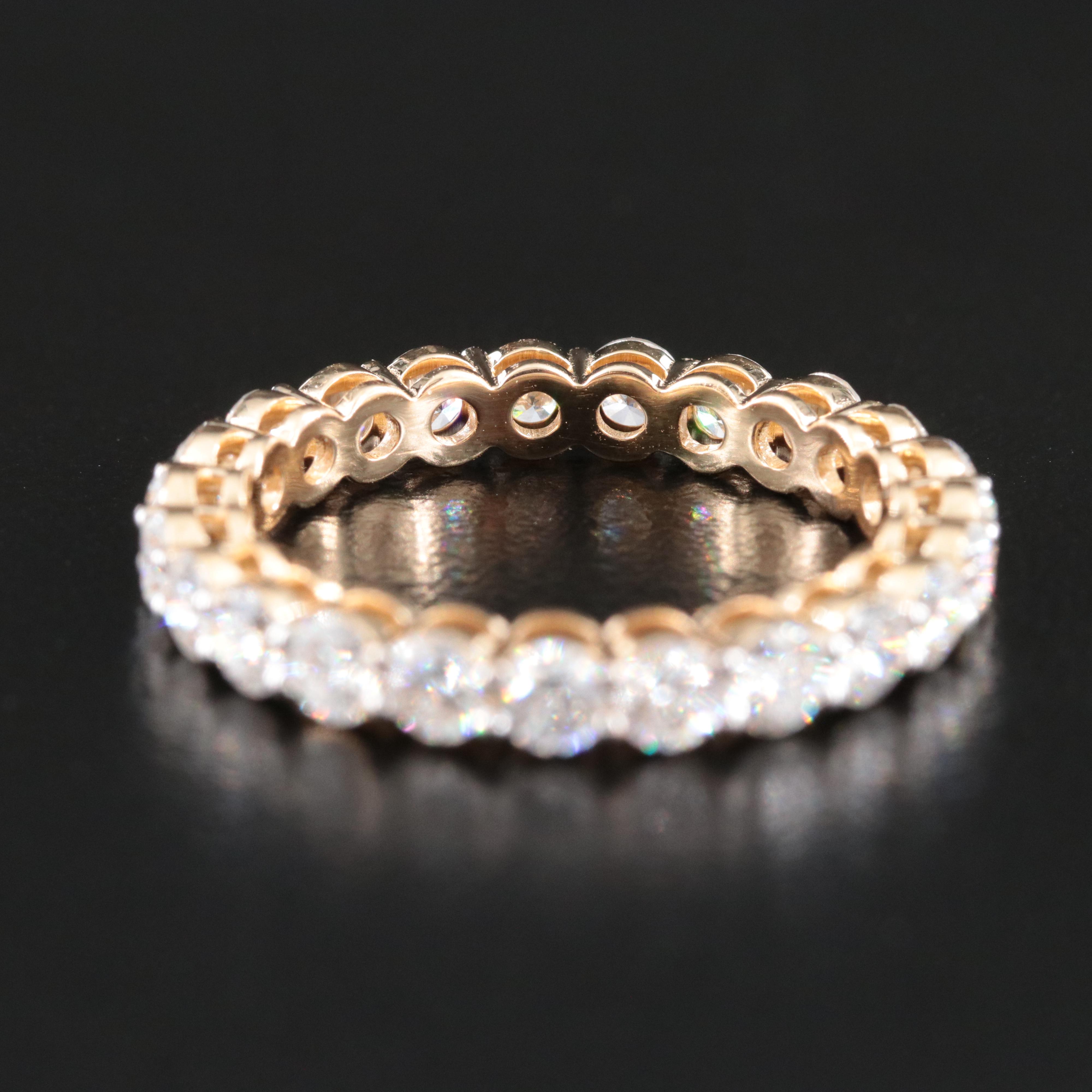 14K 2.19 CTW Lab Grown Diamond Eternity Band