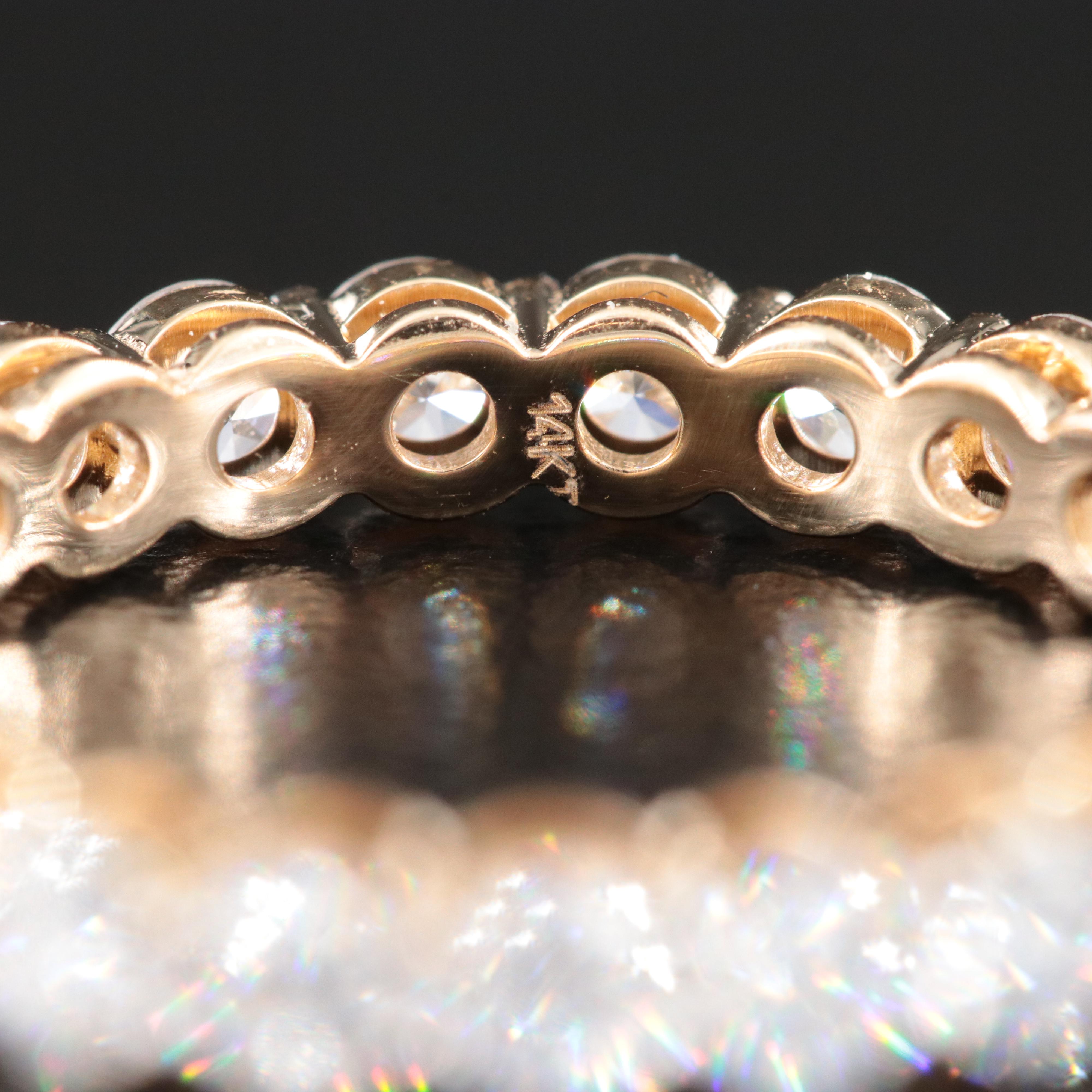 14K 2.19 CTW Lab Grown Diamond Eternity Band