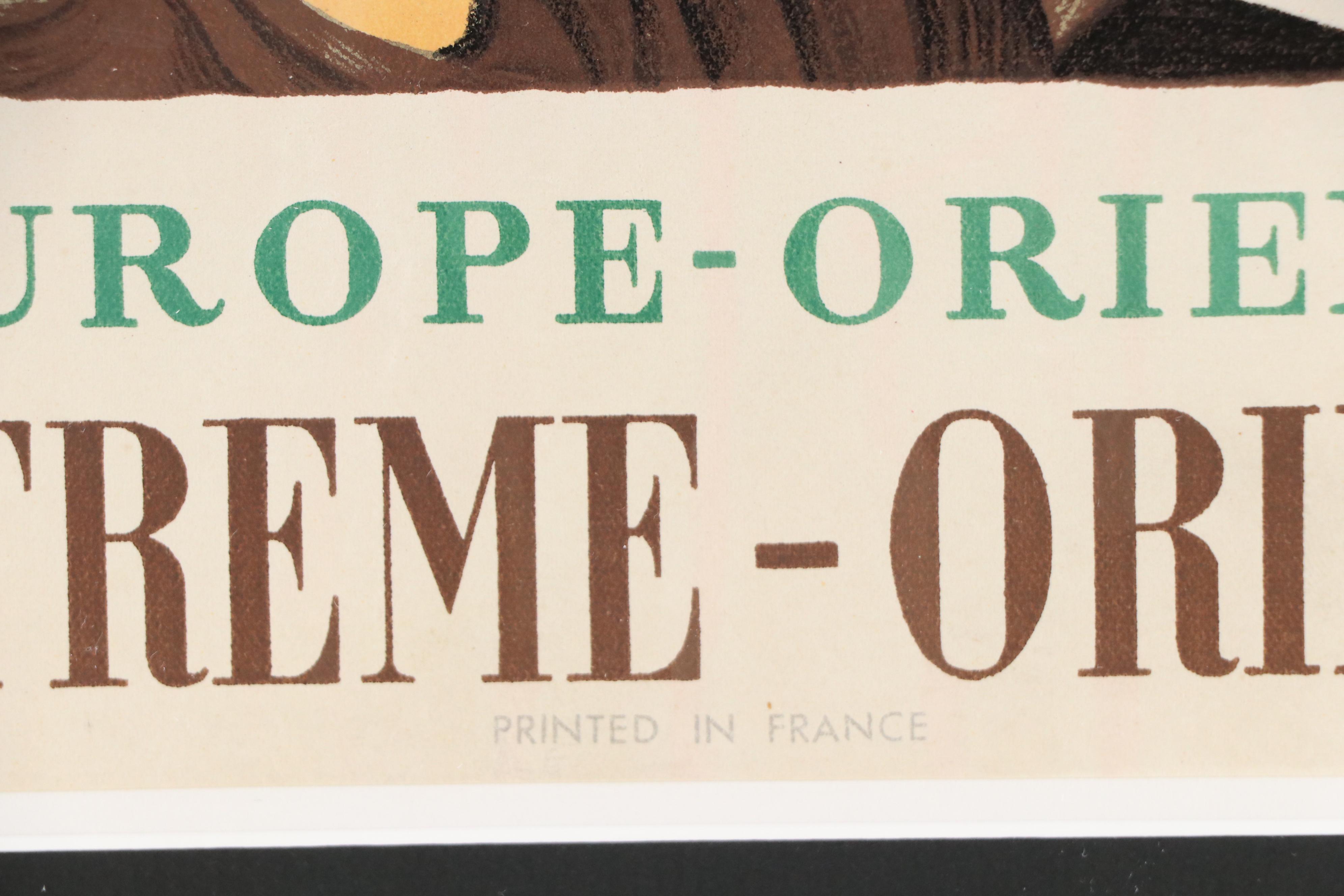 Air France Color Lithograph Poster After Ray Bret Koch, Early to Mid-20th C.