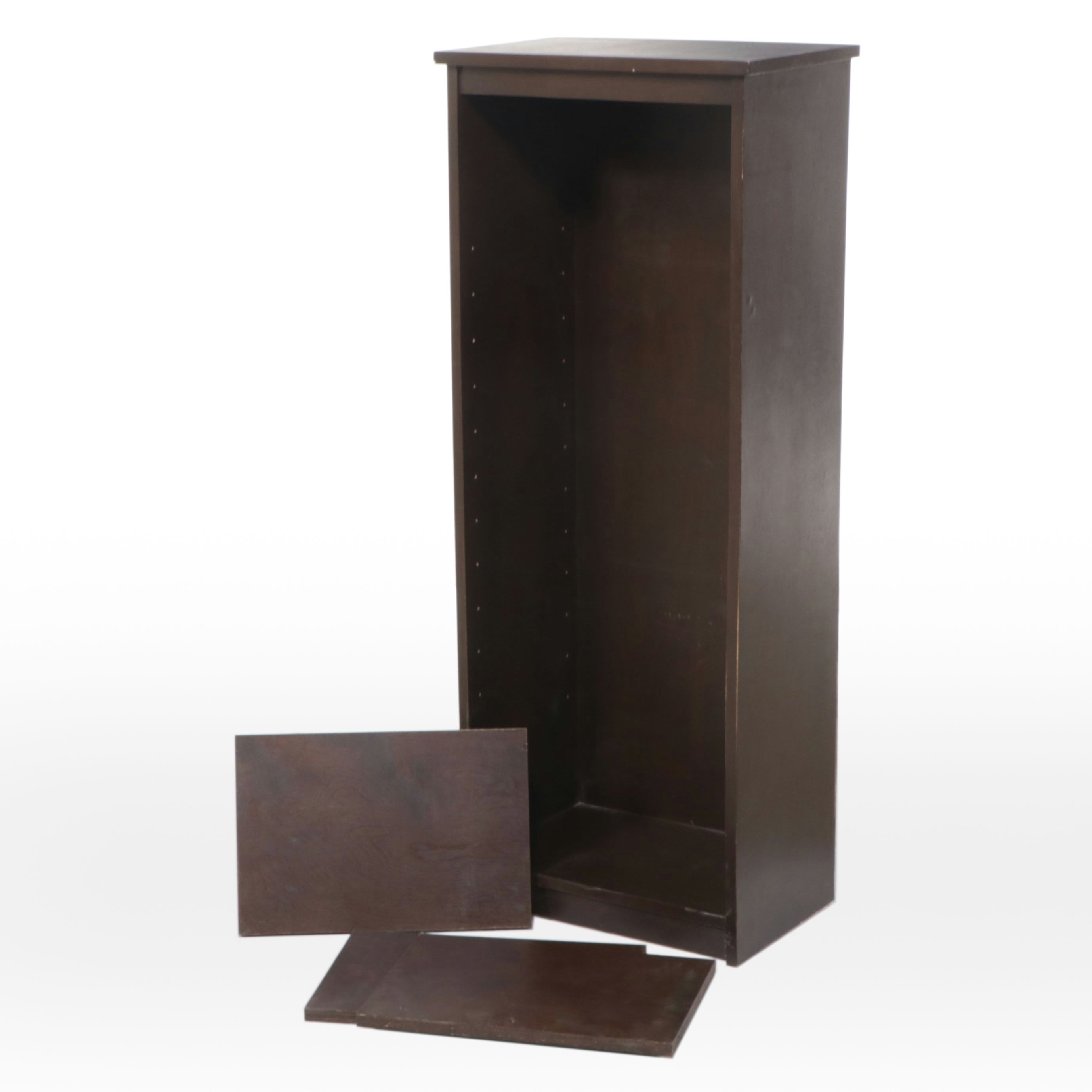 Traditional Style Espresso Finish Bookcase, 21st Century