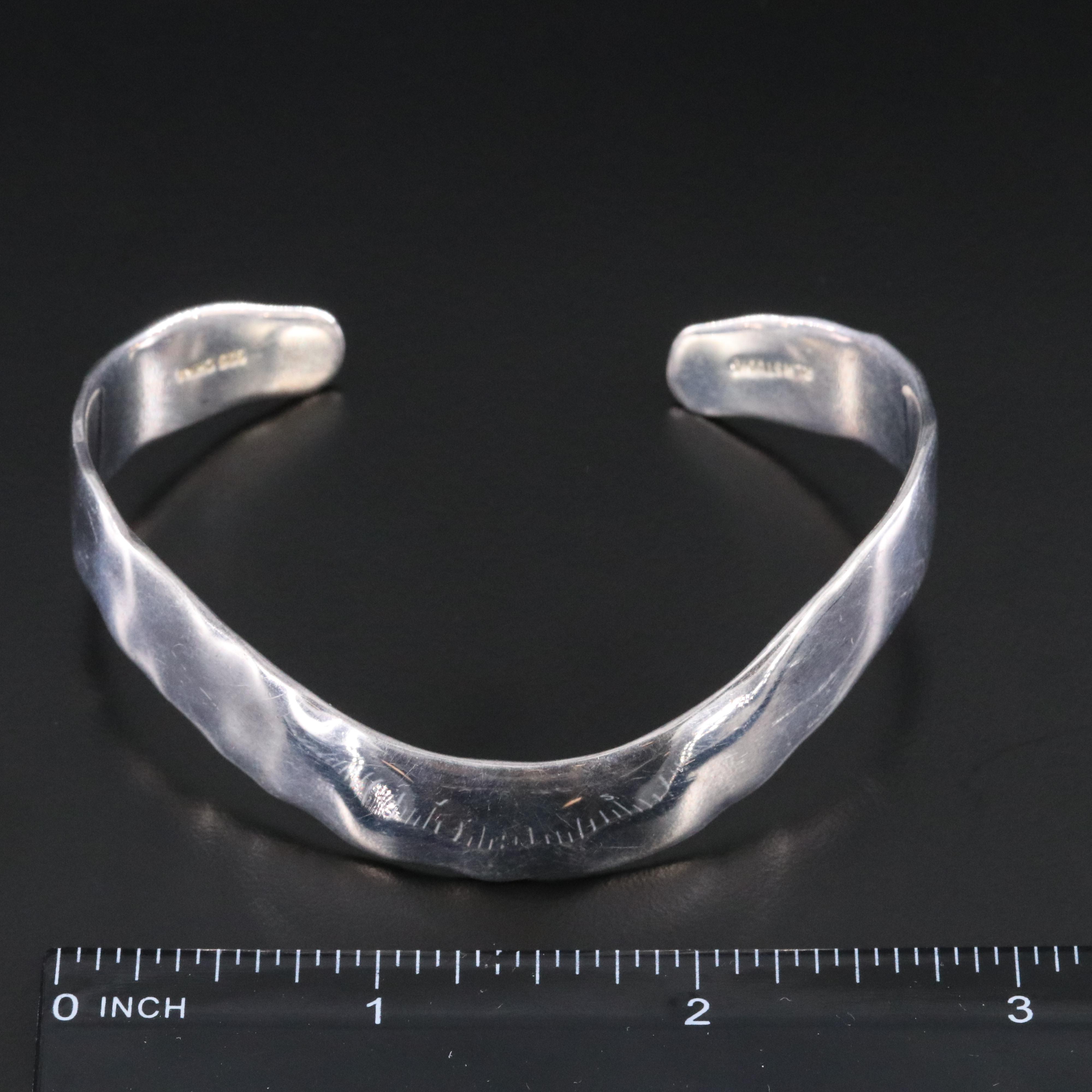 Robert Lee Morris Studio Sterling Wave Cuff