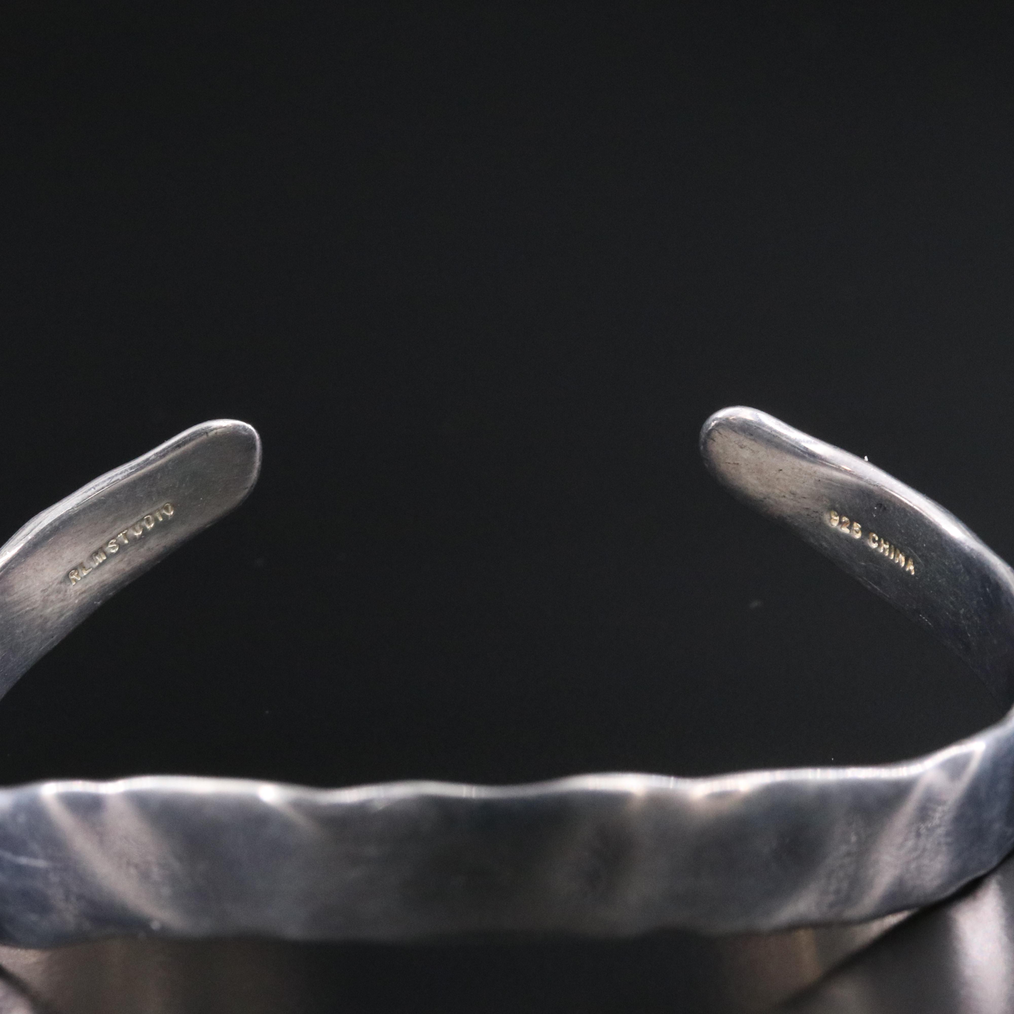 Robert Lee Morris Studio Sterling Wave Cuff