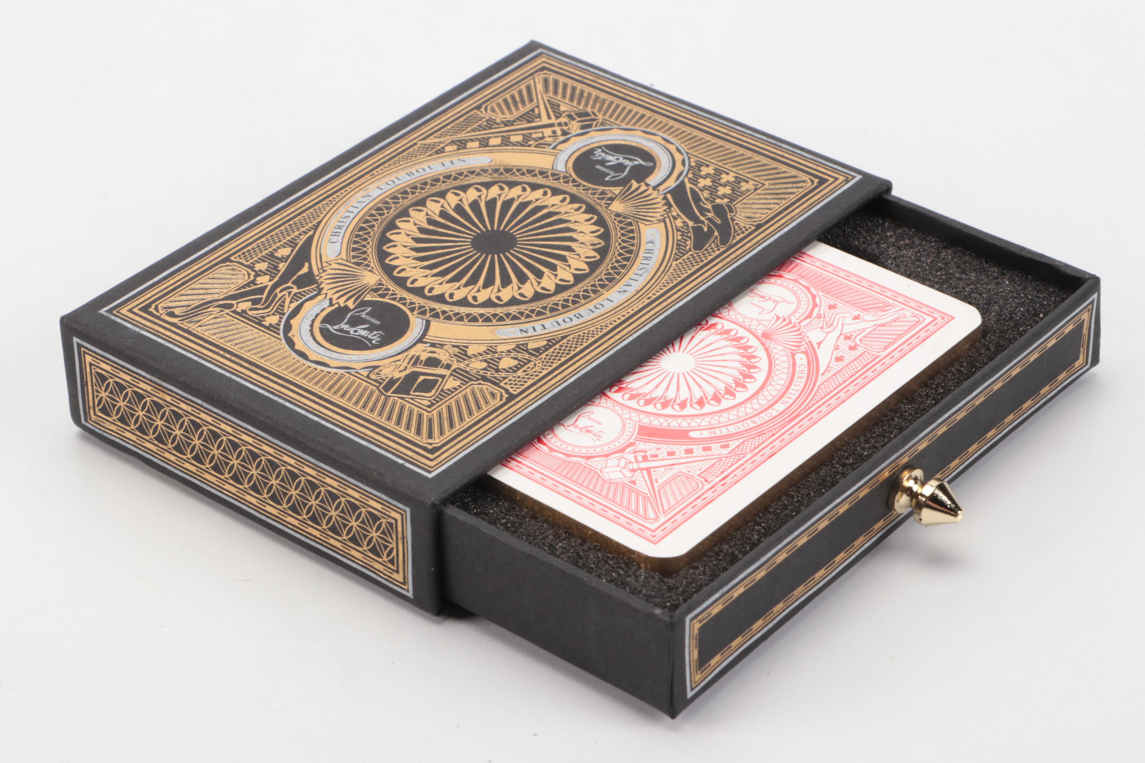 Christian Louboutin Playing Card Deck with Presentation Case