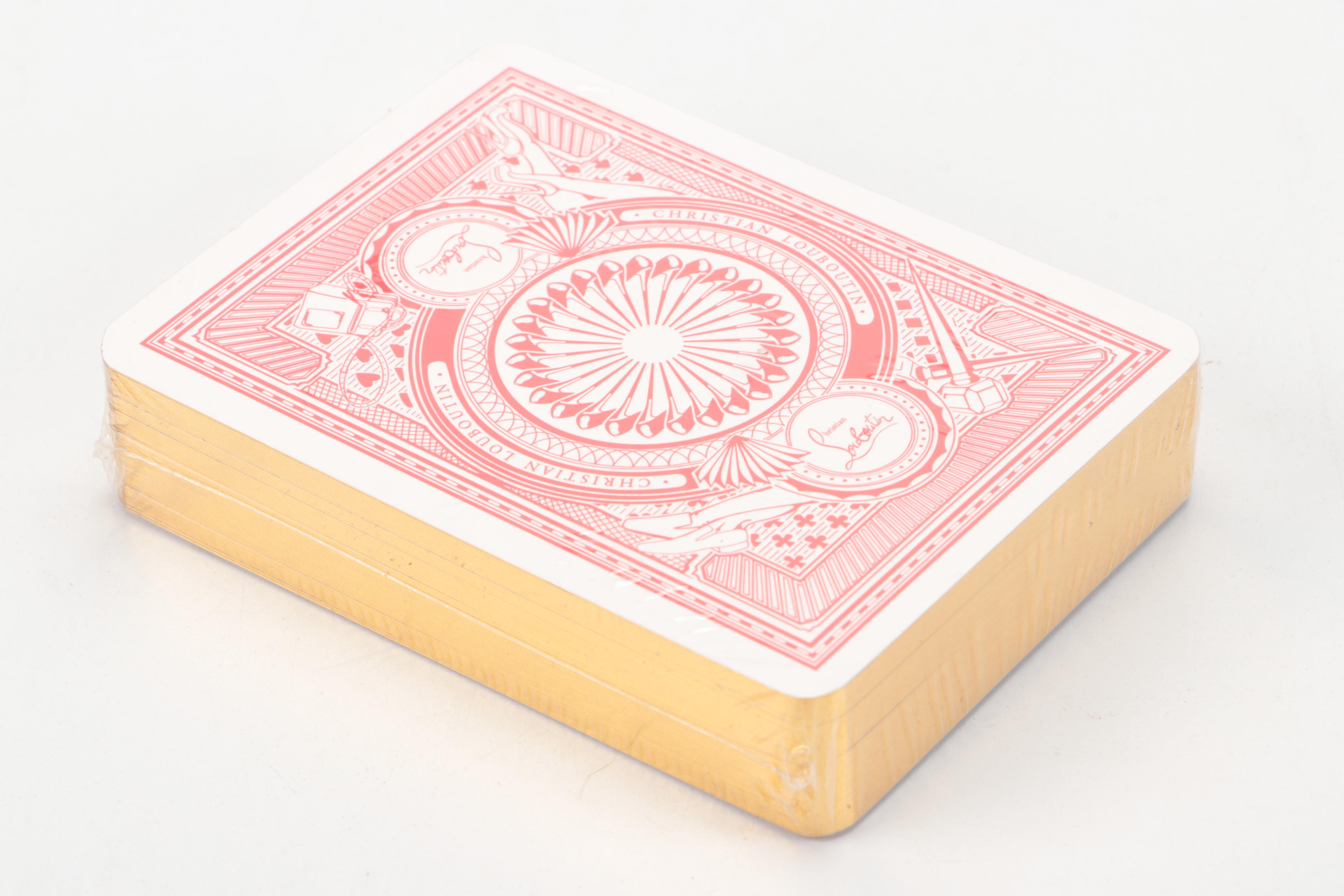Christian Louboutin Playing Card Deck with Presentation Case