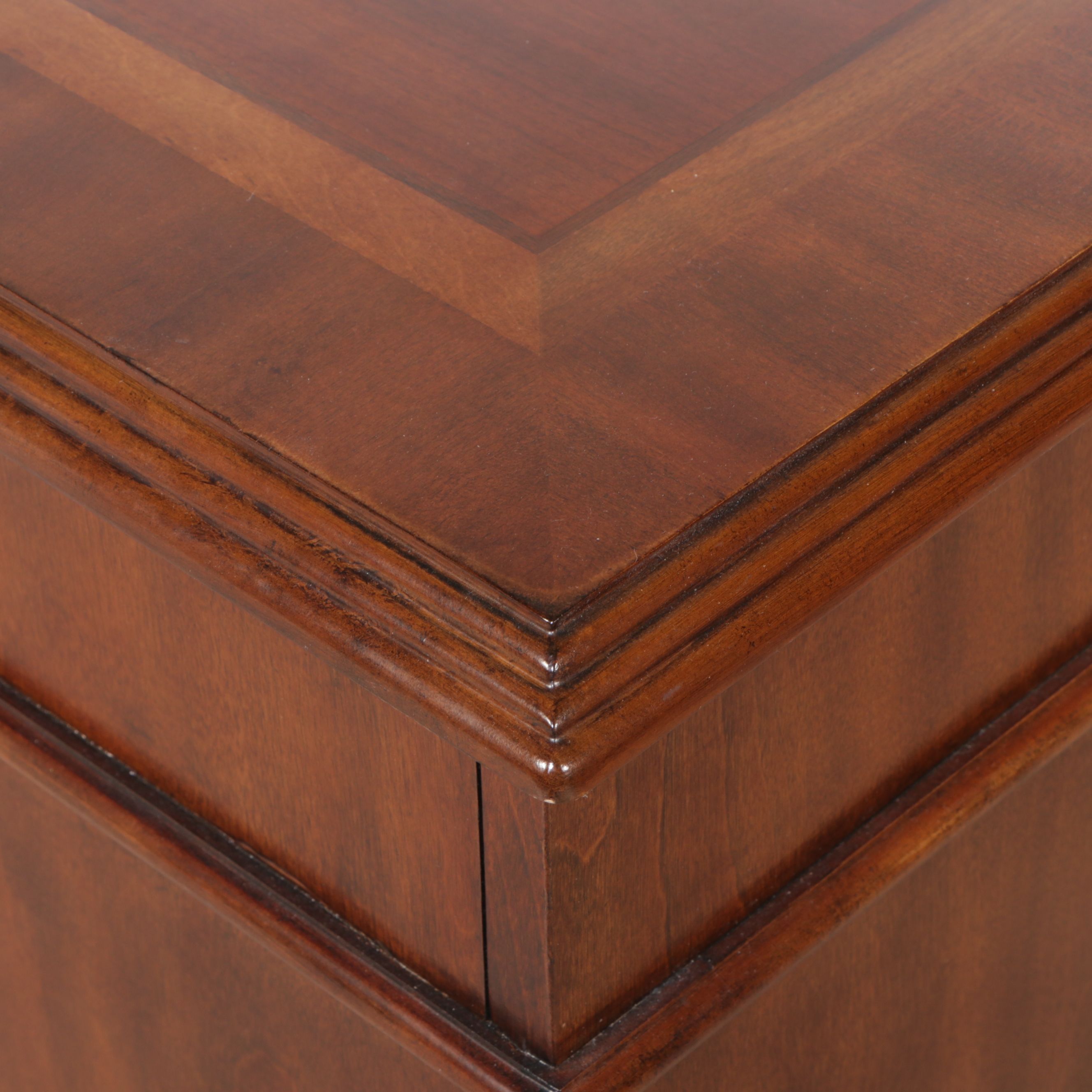 Home Meridian Traditional Style Cherry Kneehole Desk