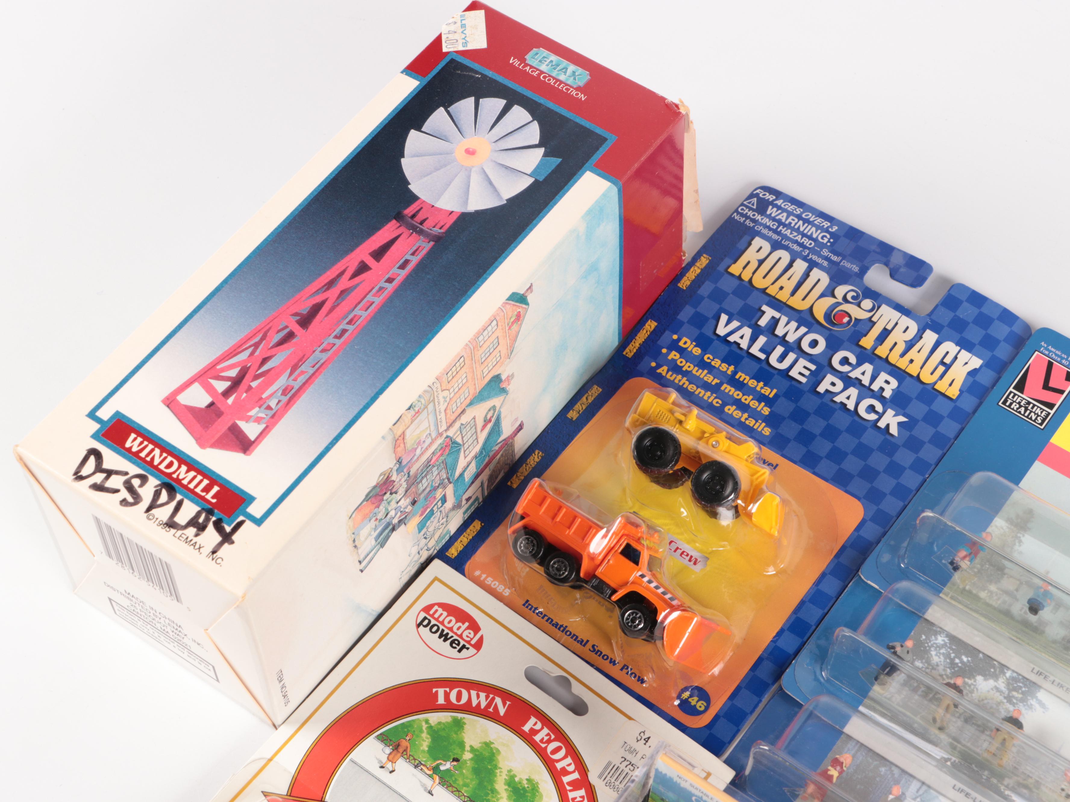 Model Power with Other HO-Scale Train Accessories and Toy Cars