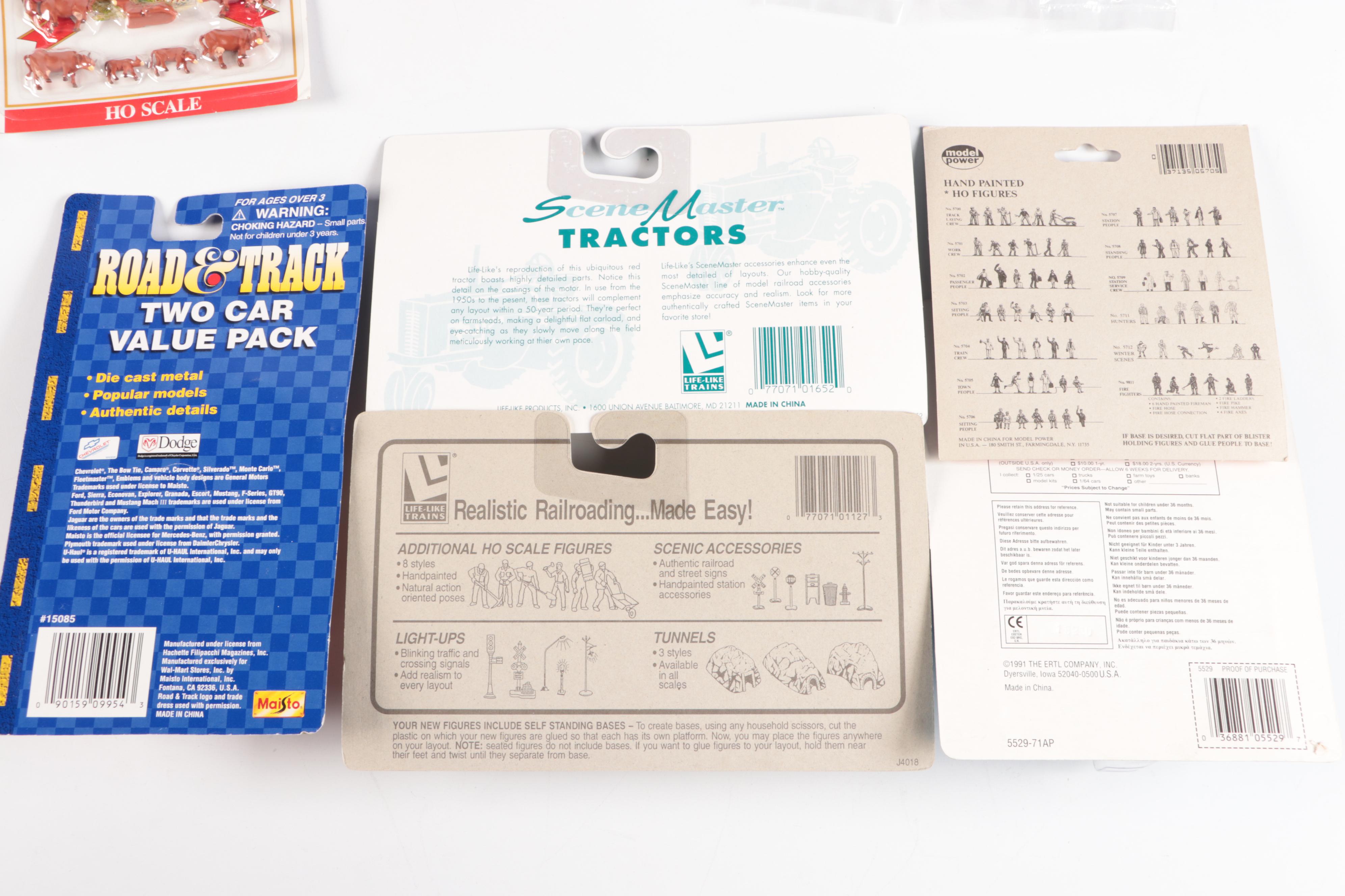 Model Power with Other HO-Scale Train Accessories and Toy Cars