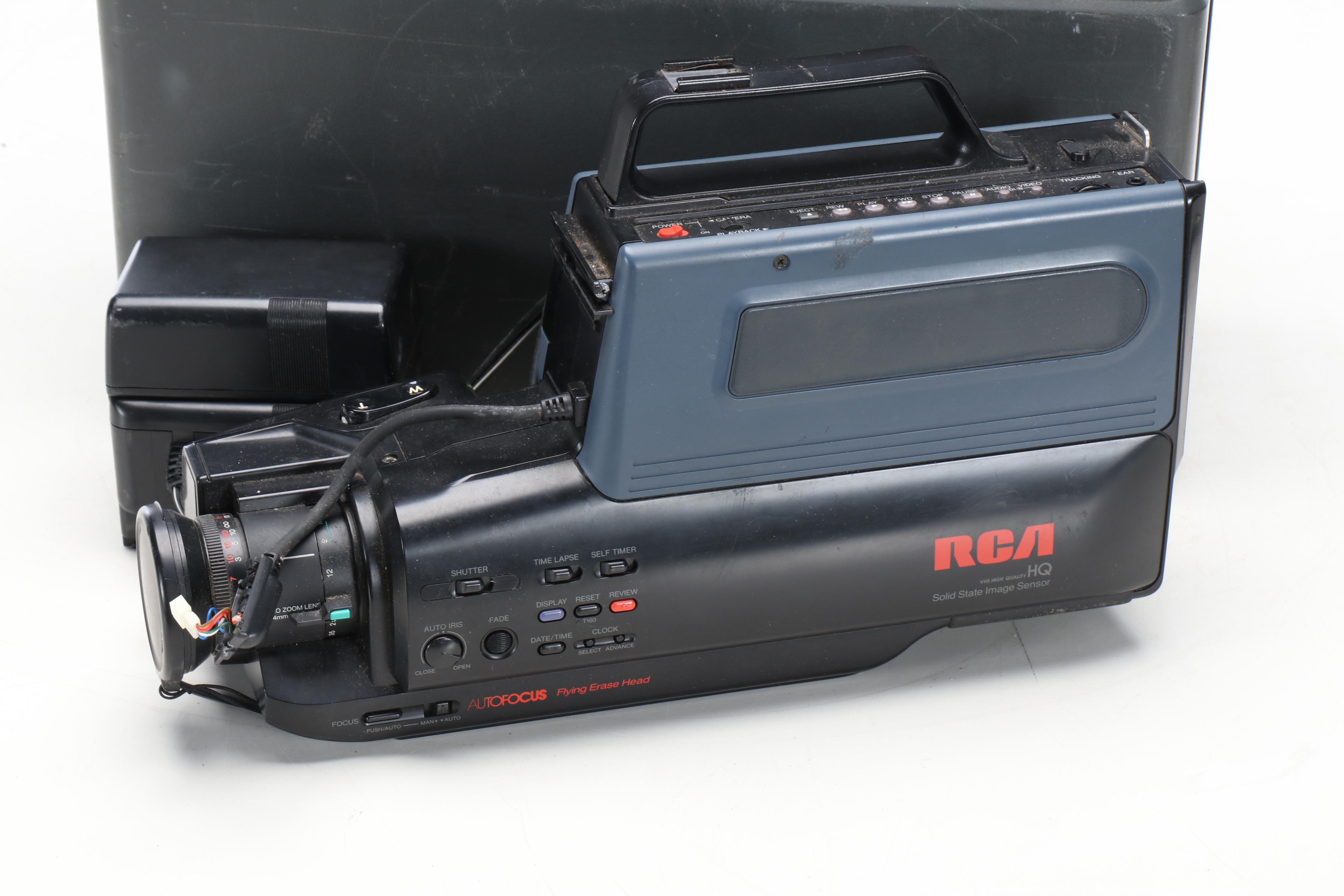 RCA Autofocus Video Camera Recorder with Travel Case and Accessories