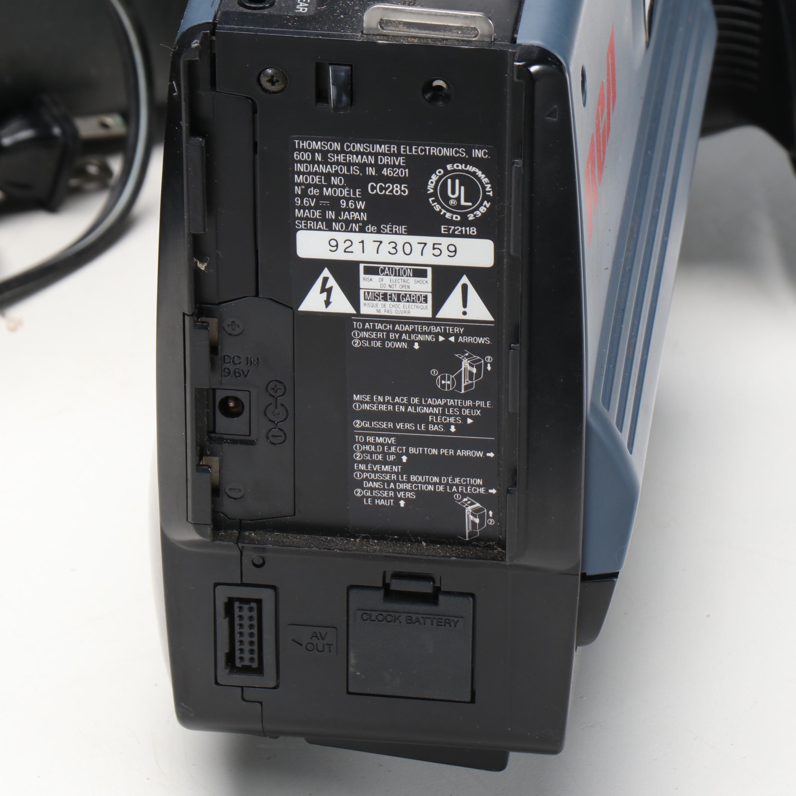 RCA Autofocus Video Camera Recorder with Travel Case and Accessories