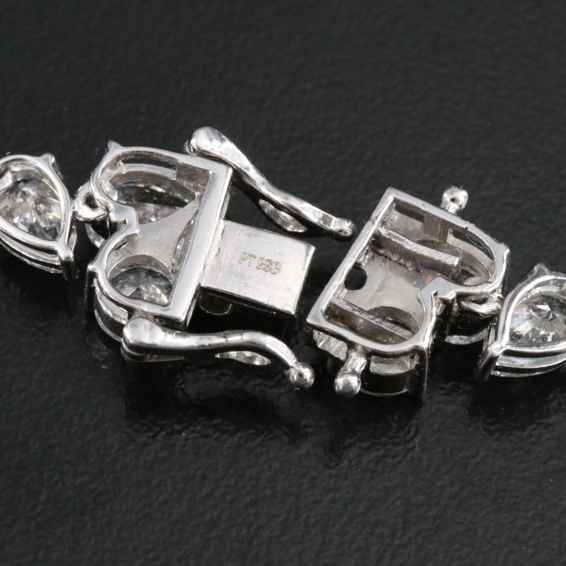 Platinum 45.66 CTW Lab Grown Diamond Necklace