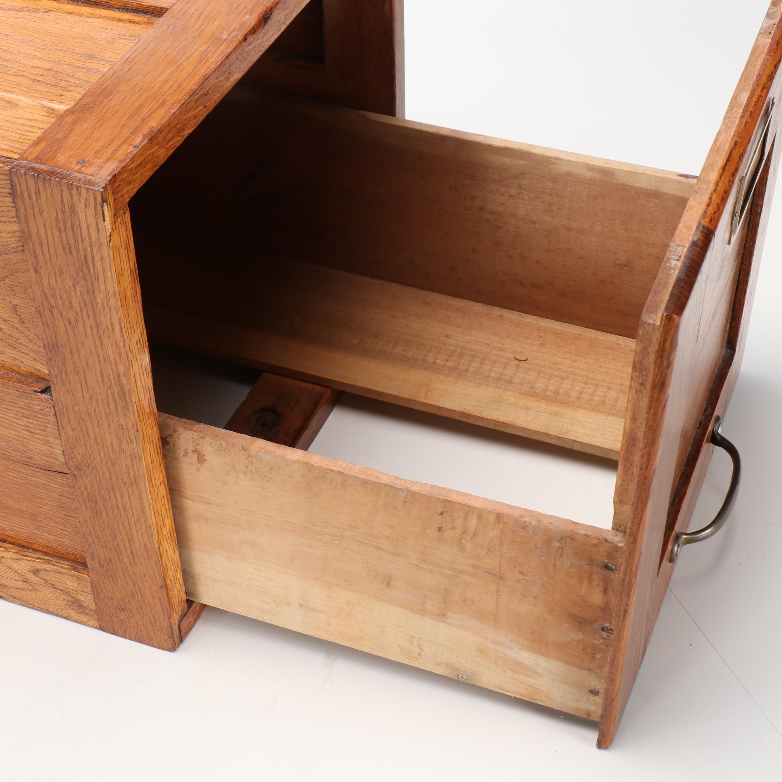 Tiger Oak Filing Drawer