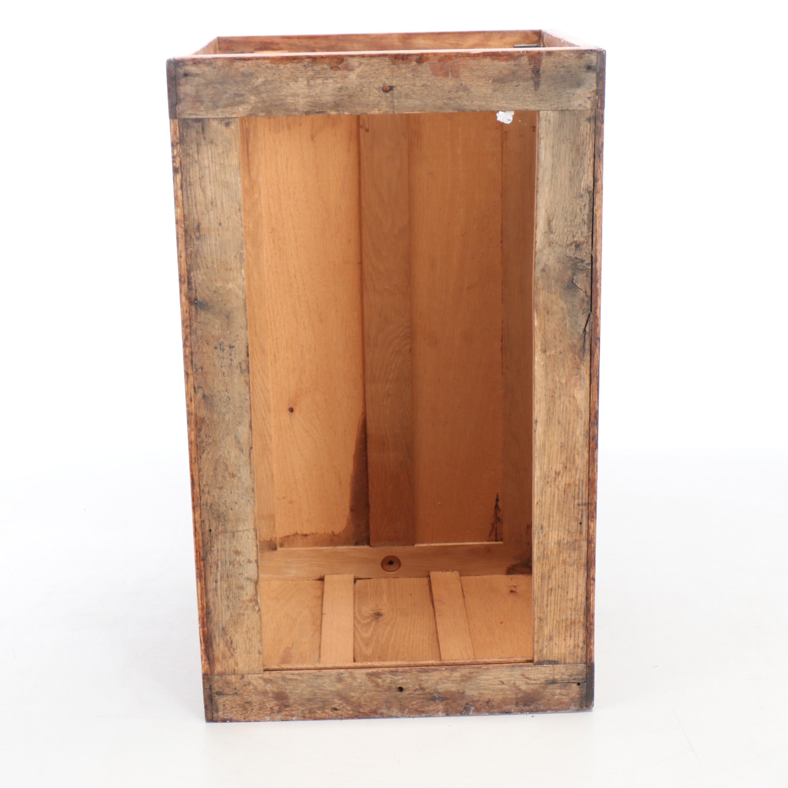 Tiger Oak Filing Drawer