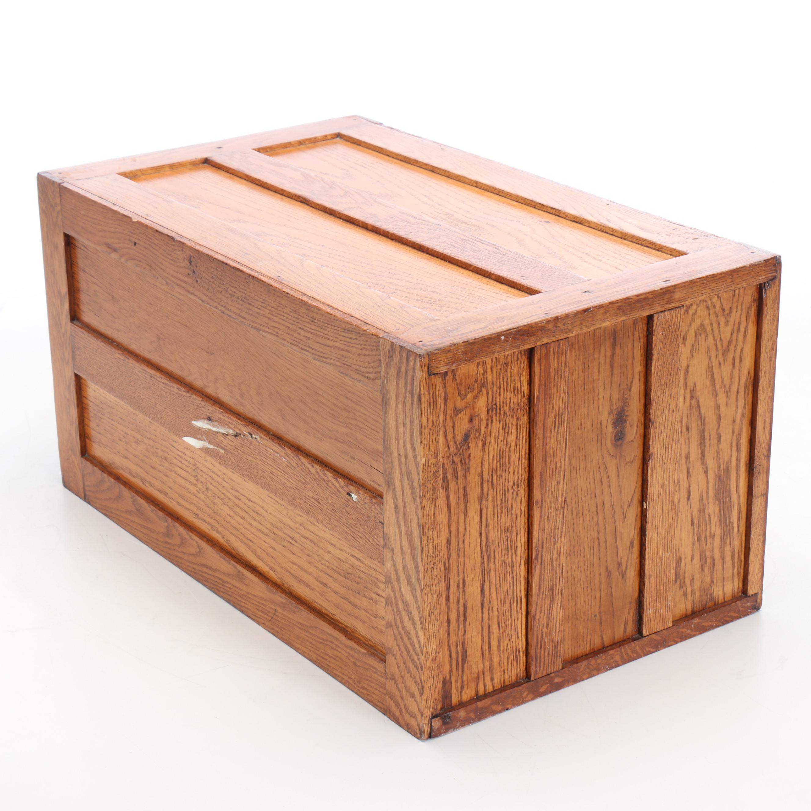 Tiger Oak Filing Drawer