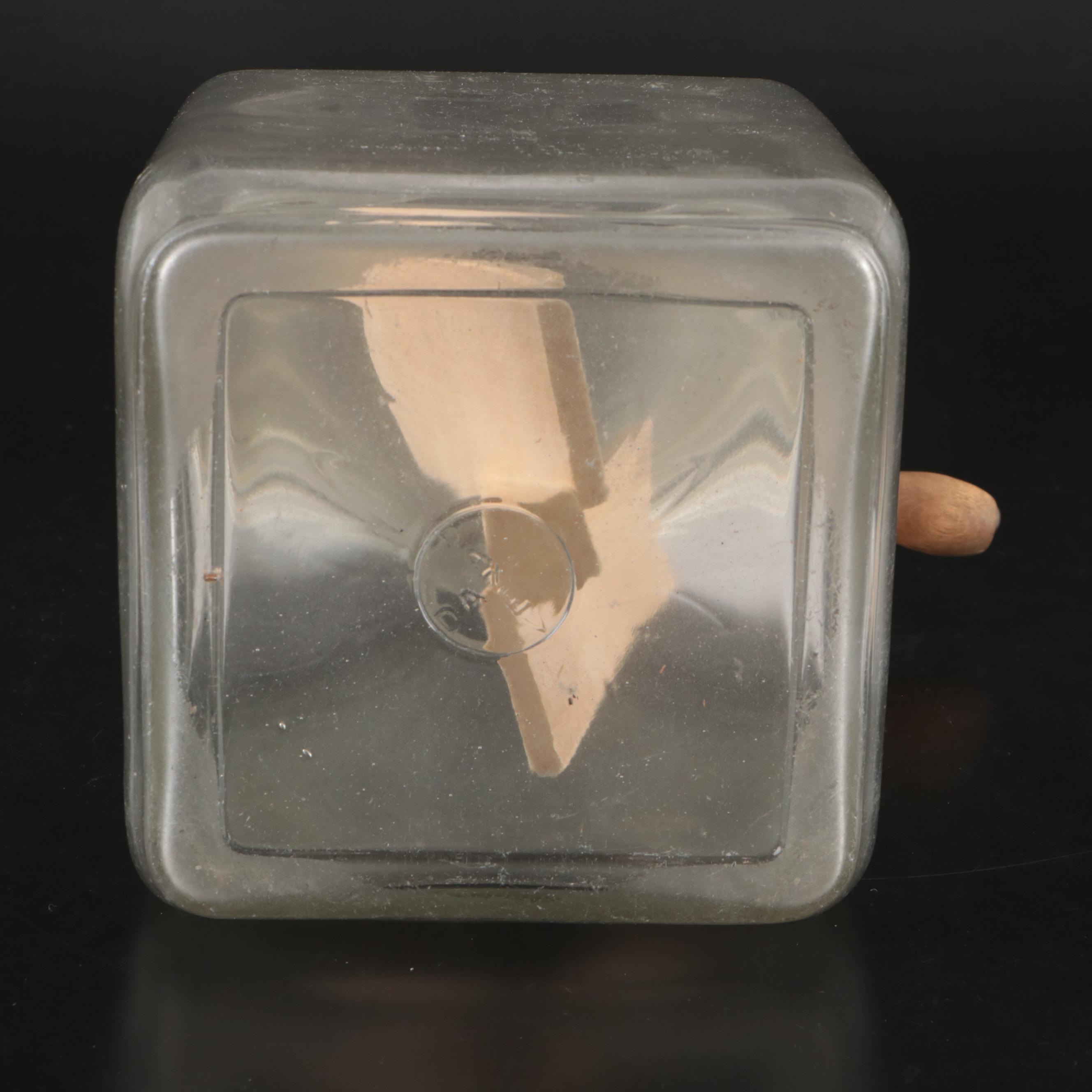 Dazey Butter Churn No. 40 with Glass Milk Bottle and Jars