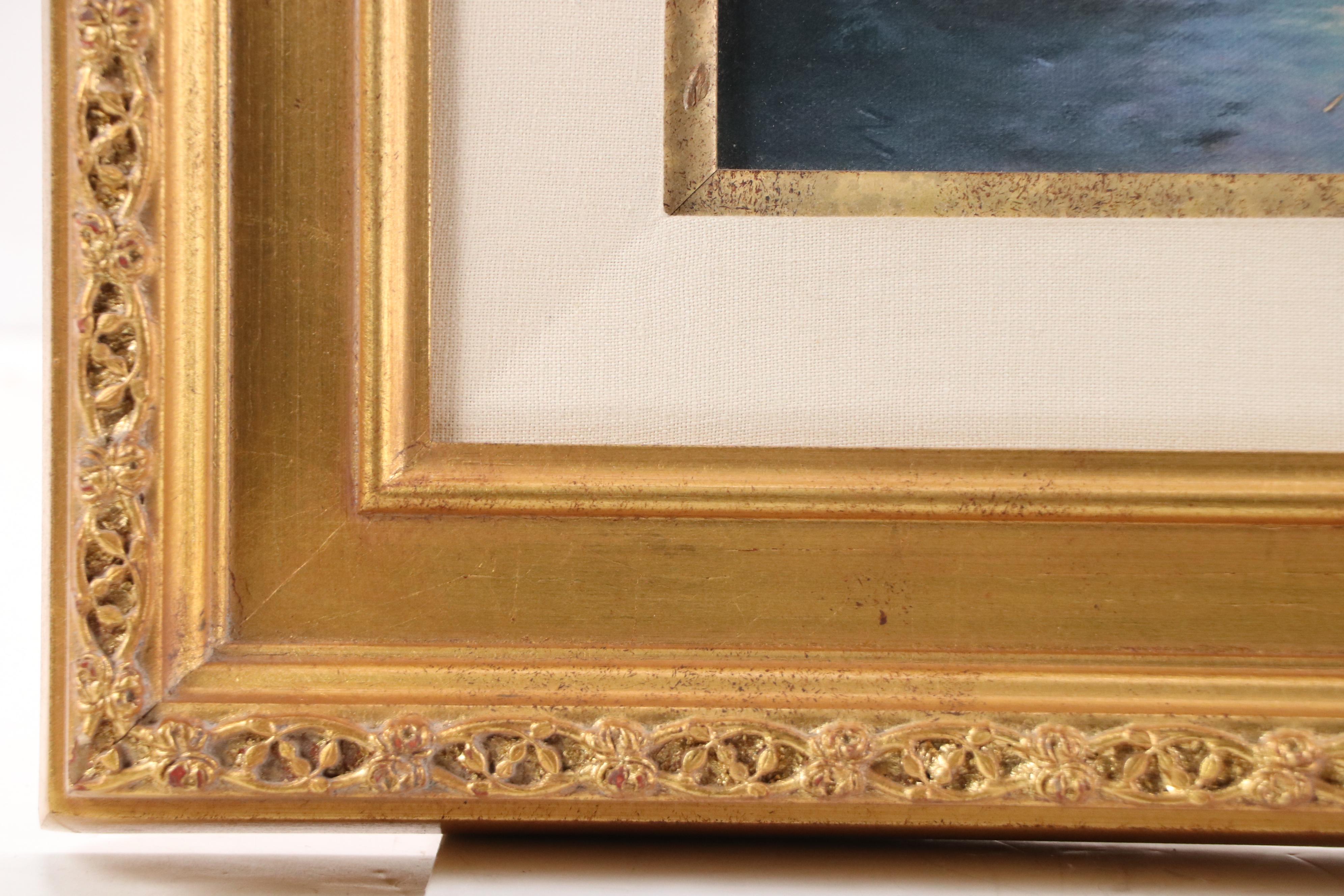 Thomas Kinkade Offset Lithograph "Sunday Evening Sleigh Ride"