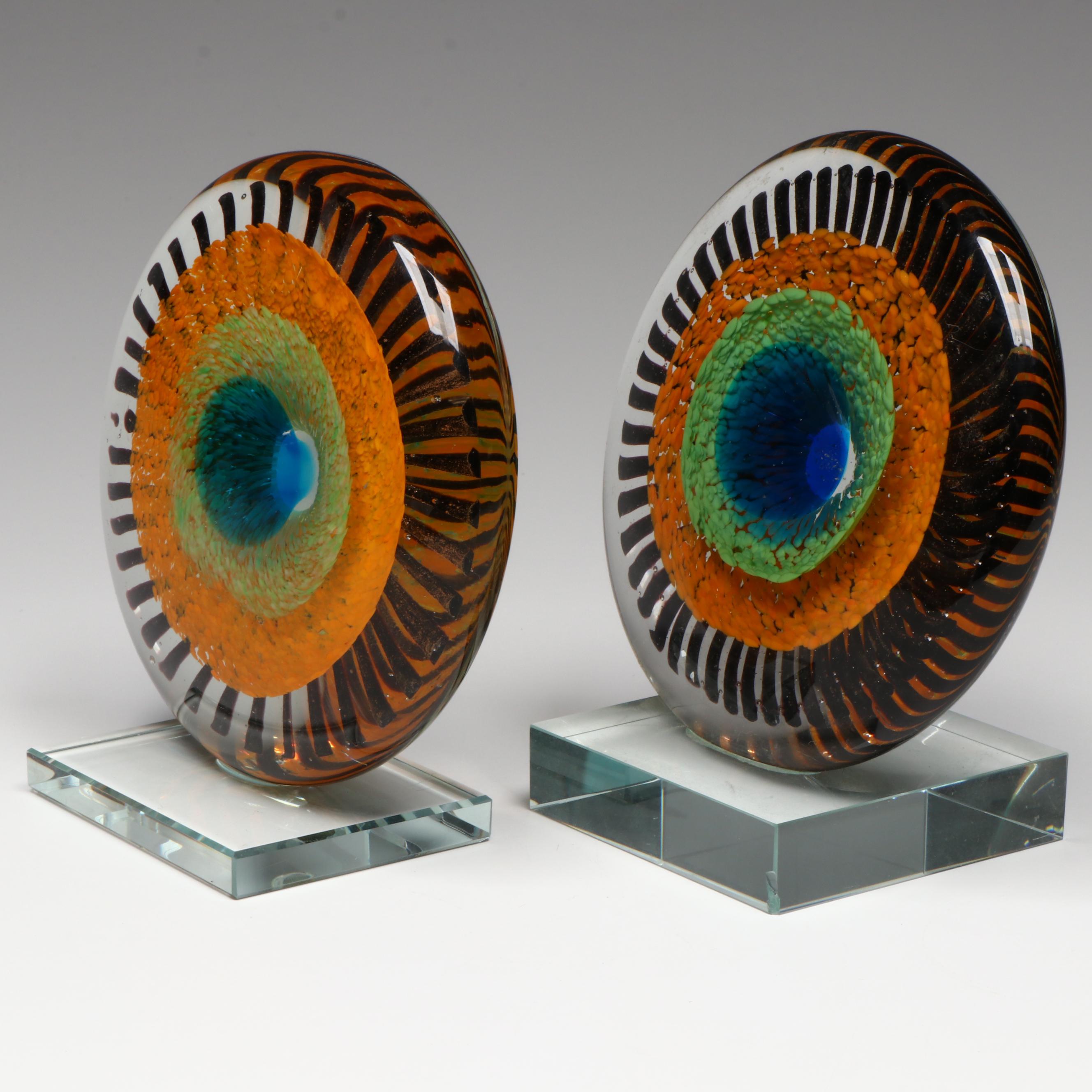 Murano Style Art Glass Sculptures