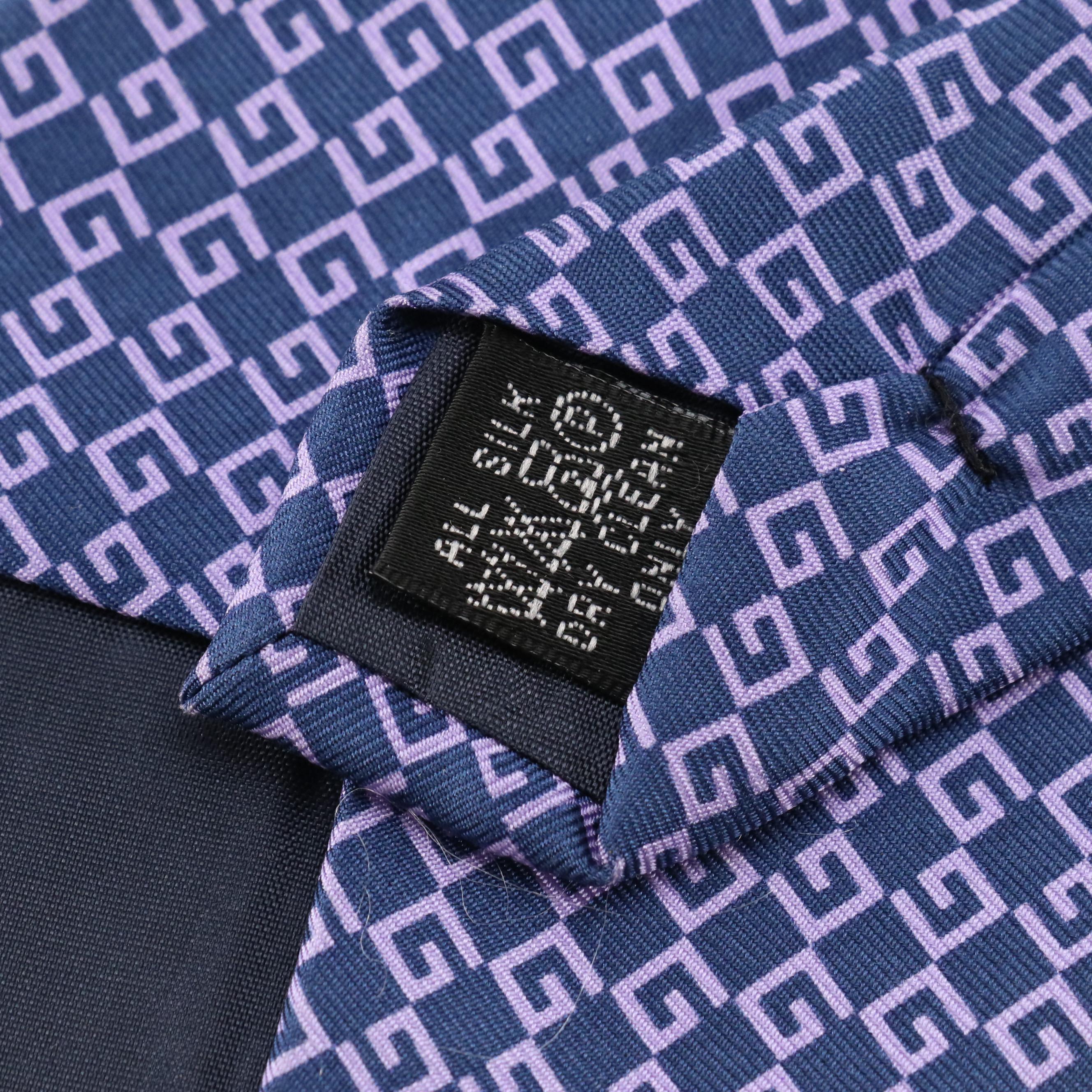 Gucci G Printed Silk Twill Necktie