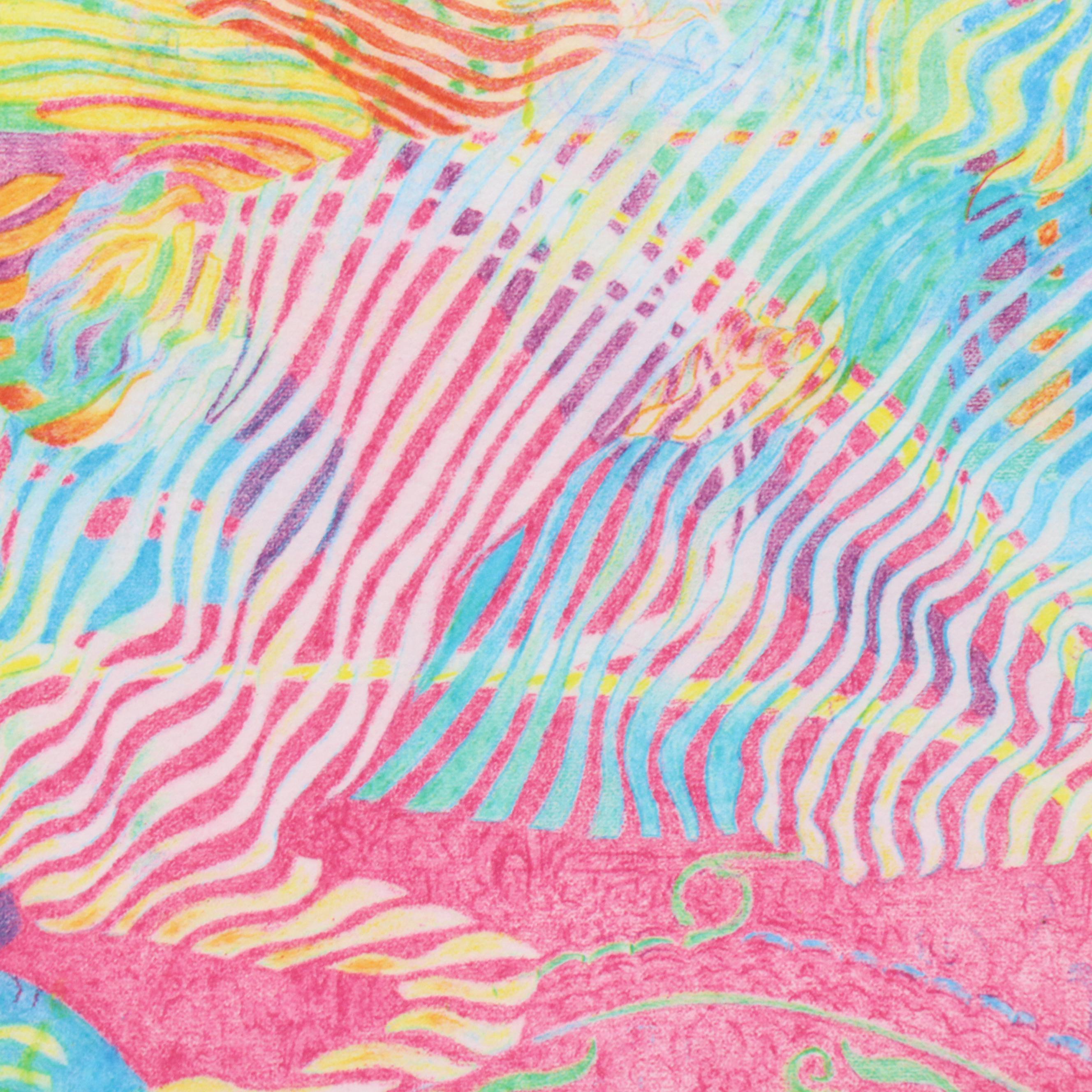 Abstract Figurative Giclée "Gate West," 1999